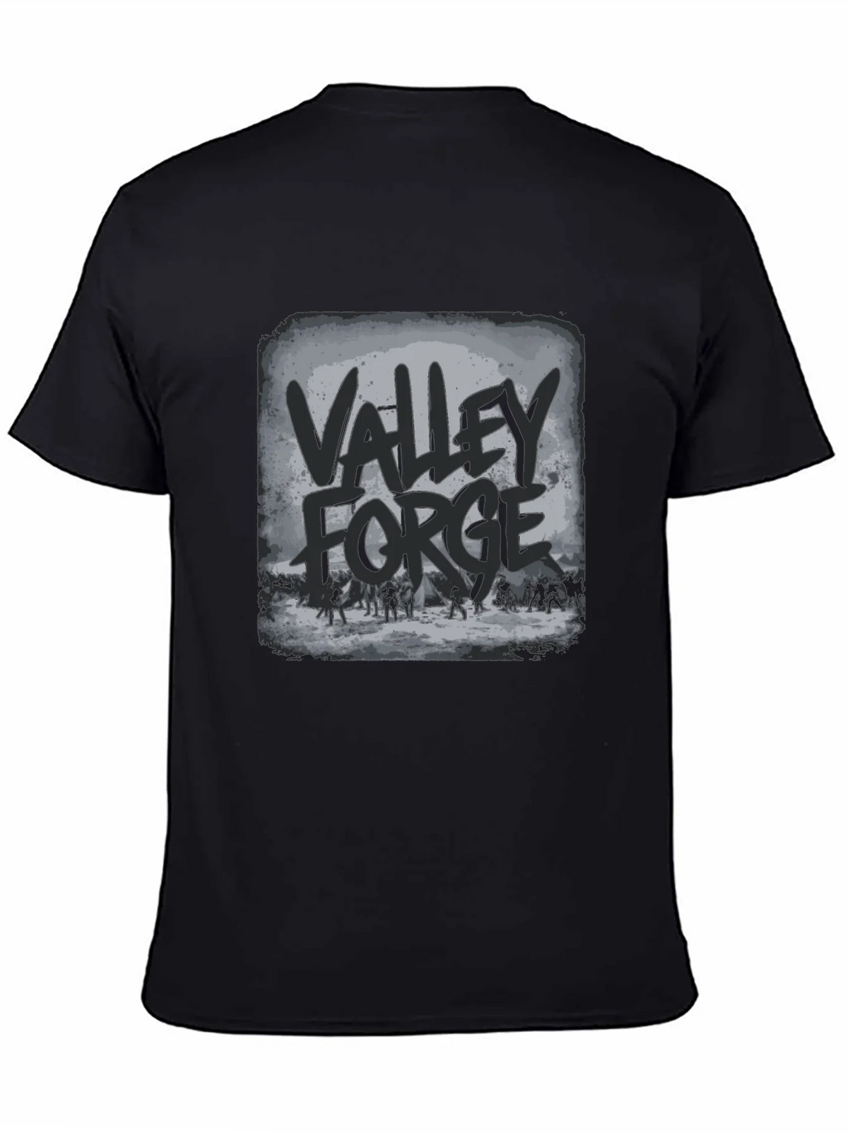 Valley Forge T-Shirt - Black Graphic Tee product image 7