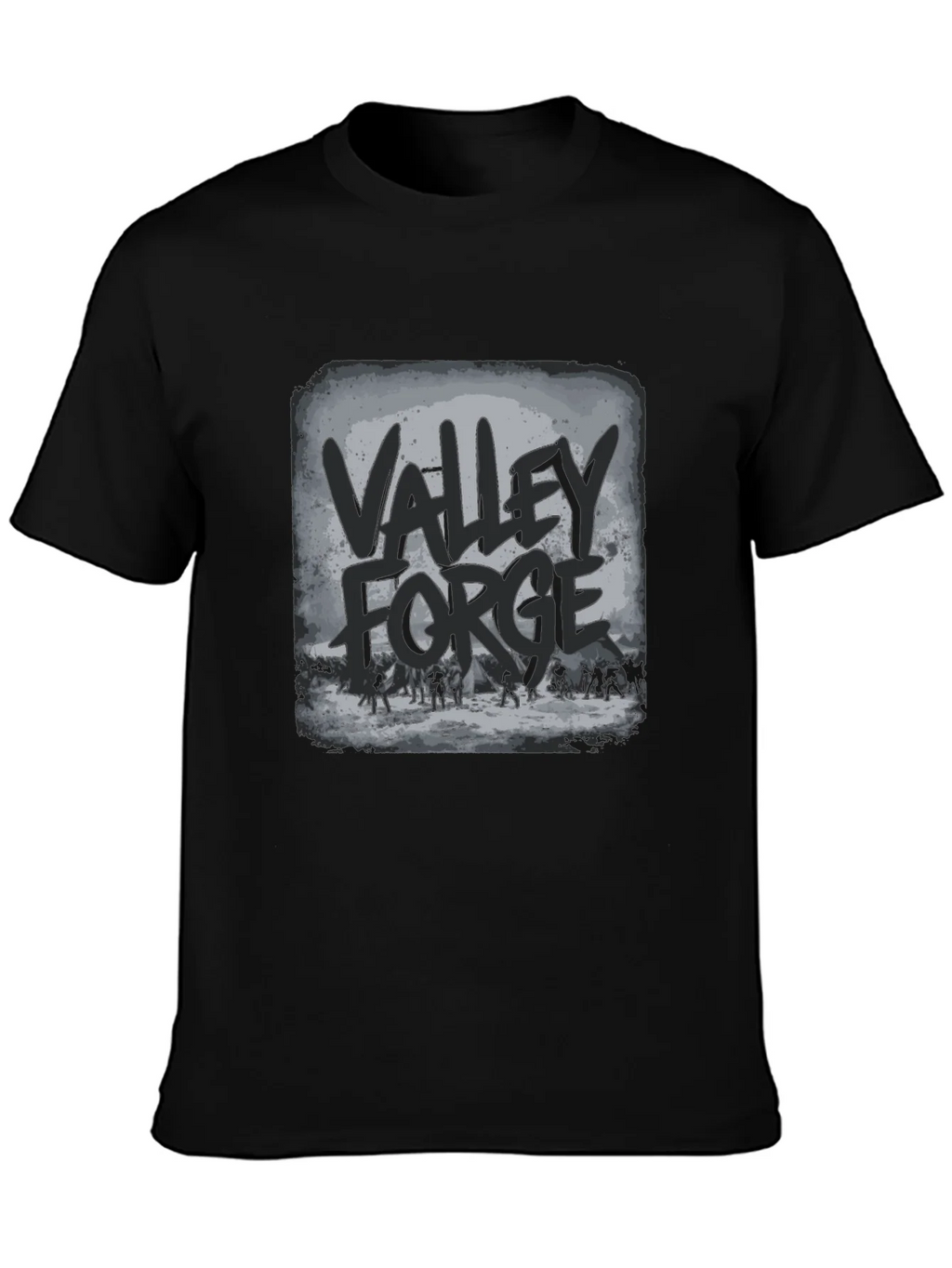 Valley Forge T-Shirt - Black Graphic Tee product image 6