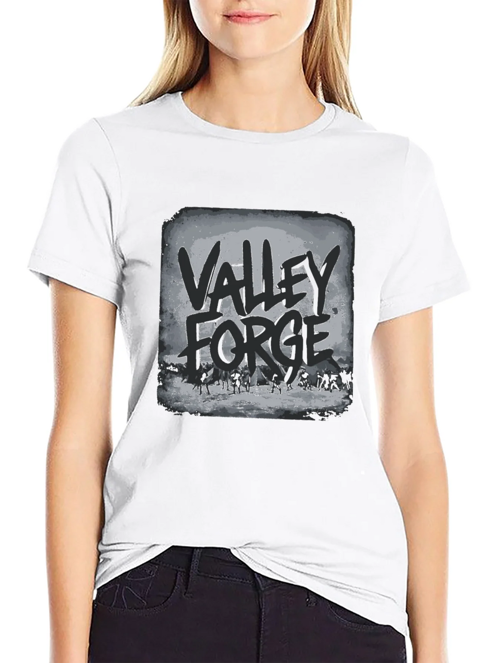 Valley Forge T-Shirt - Black Graphic Tee product image 11