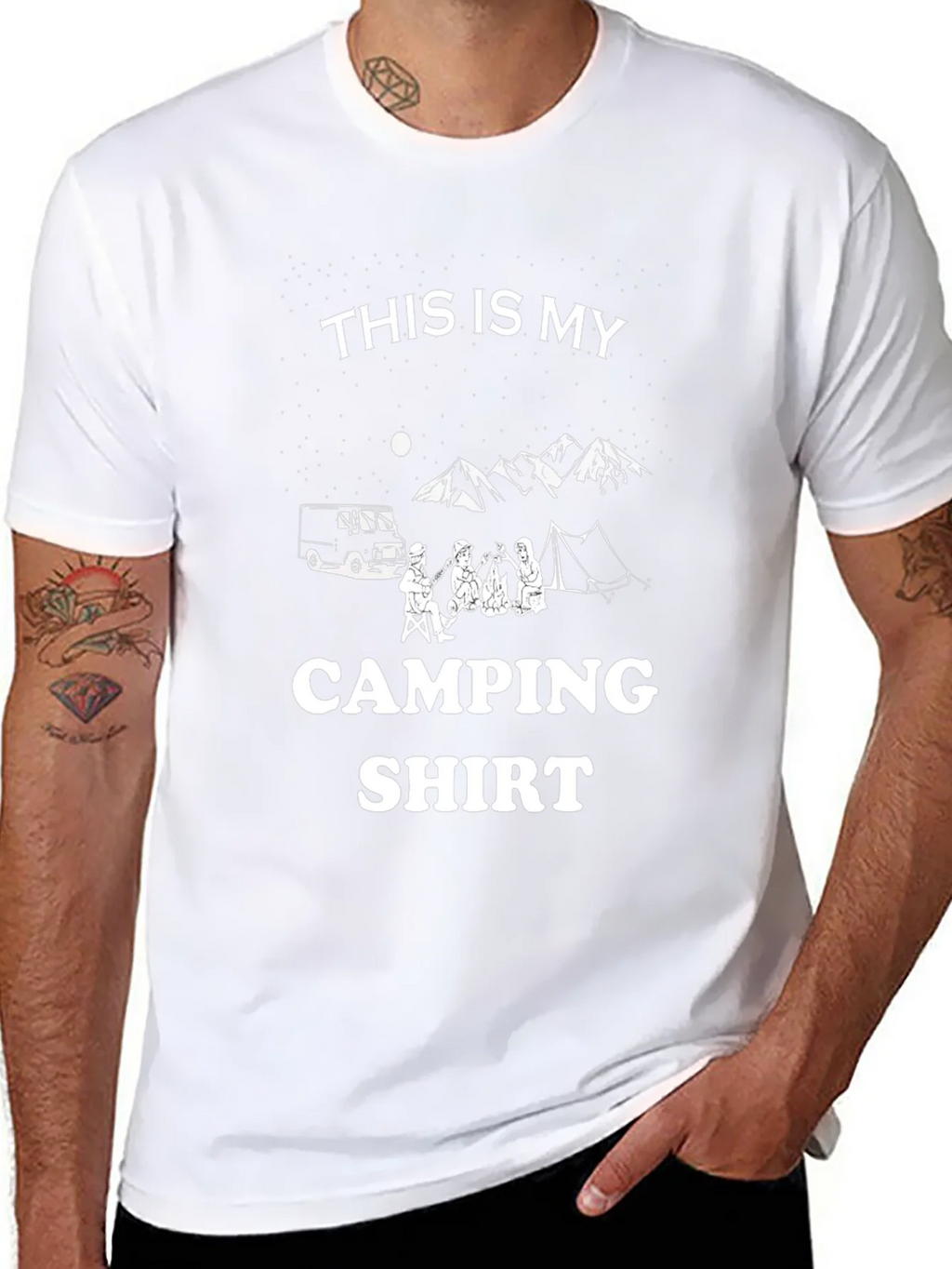 Camping Shirt - This Is My Graphic Tee product image 10