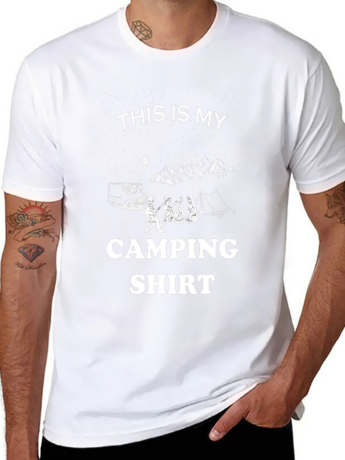 Camping Shirt - This Is My Graphic Tee product image 10