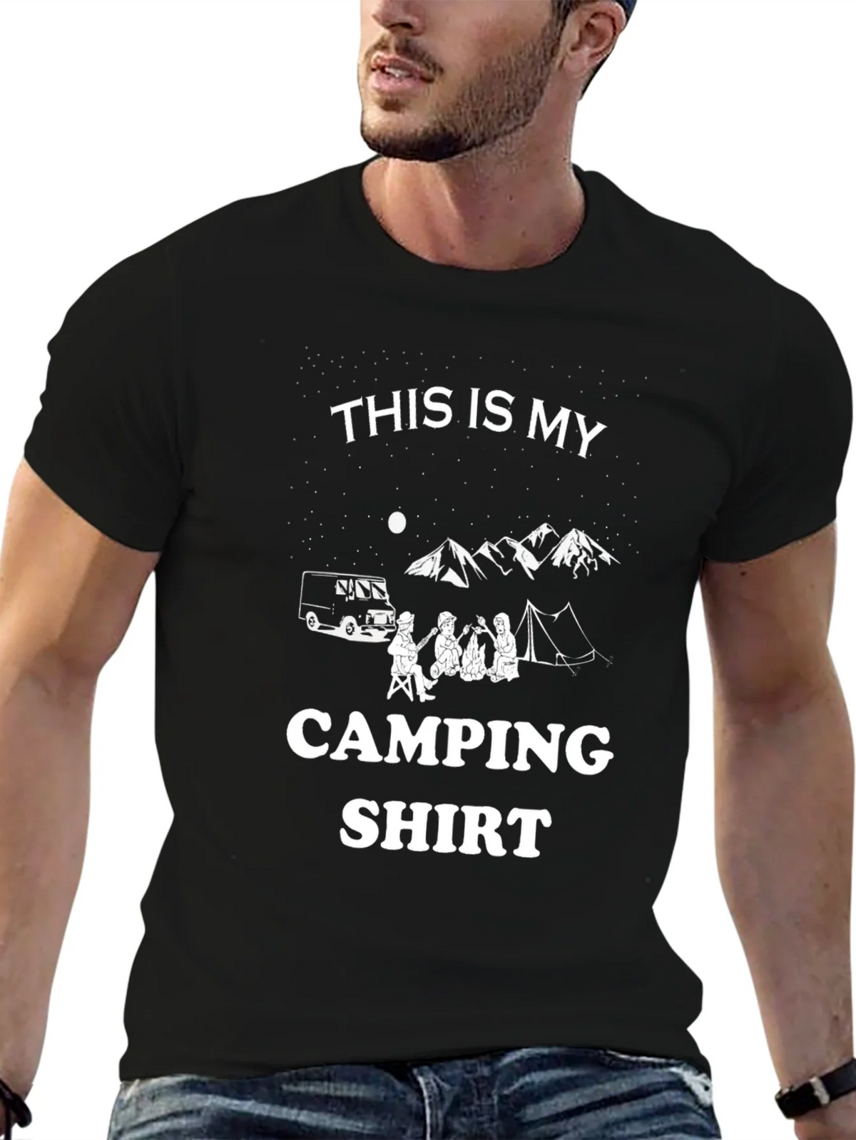 Camping Shirt - This Is My Graphic Tee product image 9