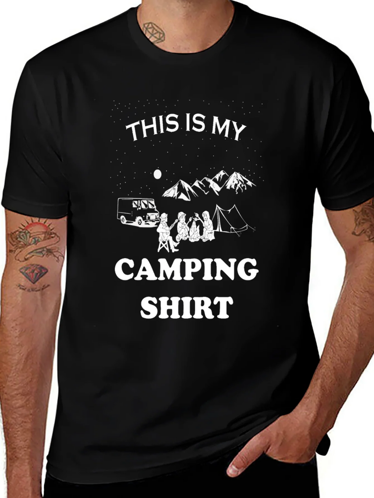 Camping Shirt - This Is My Graphic Tee product image 1