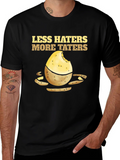 Less Haters More Taters Graphic Tee product image 1
