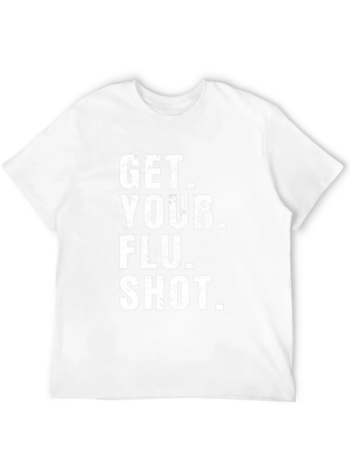 Get Your Flu Shot T-Shirt - Black Cotton Tee product image 3