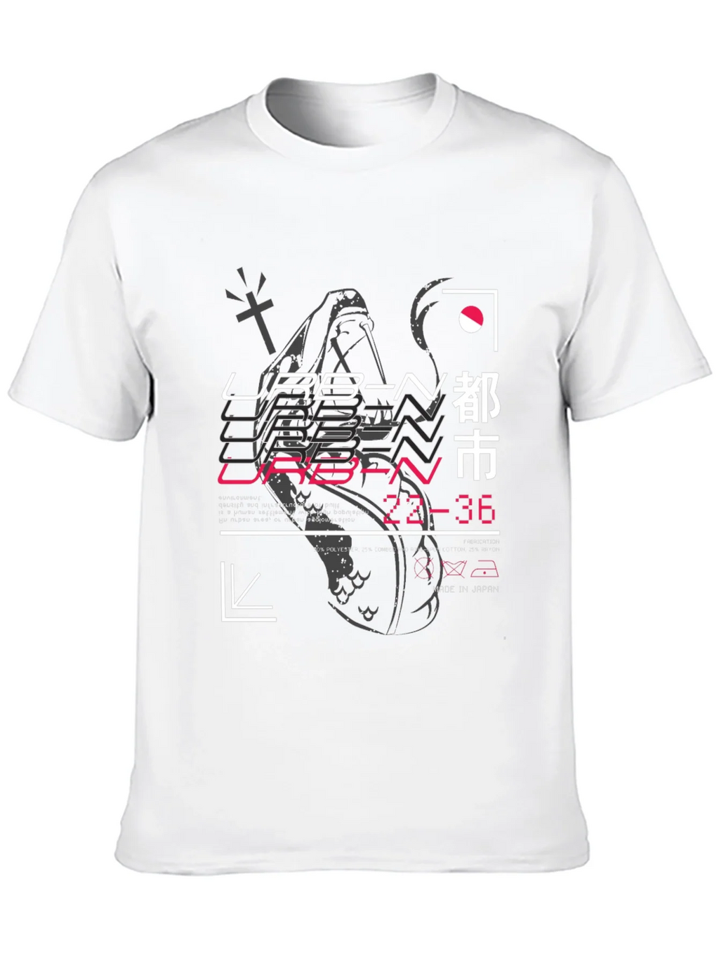 Urban Graphic Print Black T-Shirt product image 12