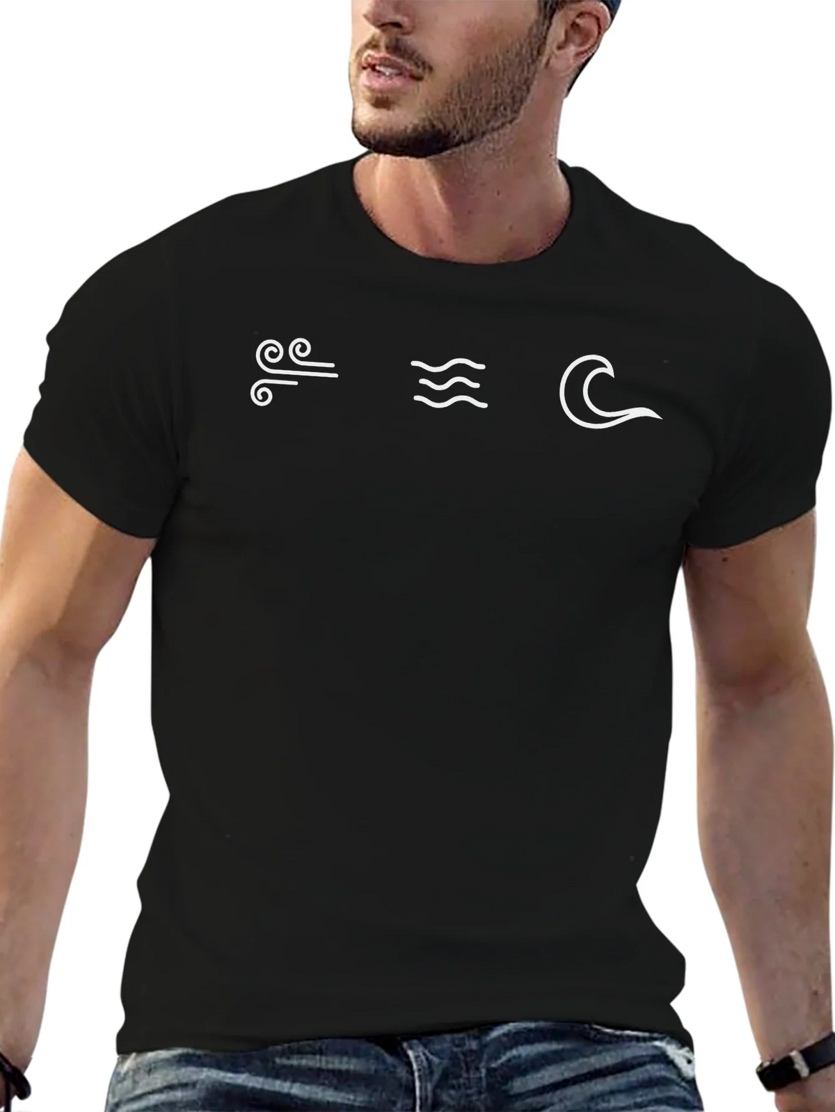 Wind Water Wave Graphic Tee - Surfer Shirt product image 9