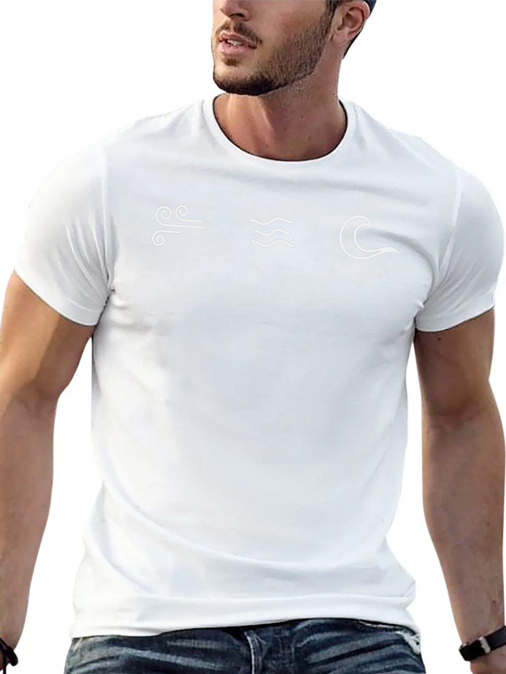 Wind Water Wave Graphic Tee - Surfer Shirt product image 4