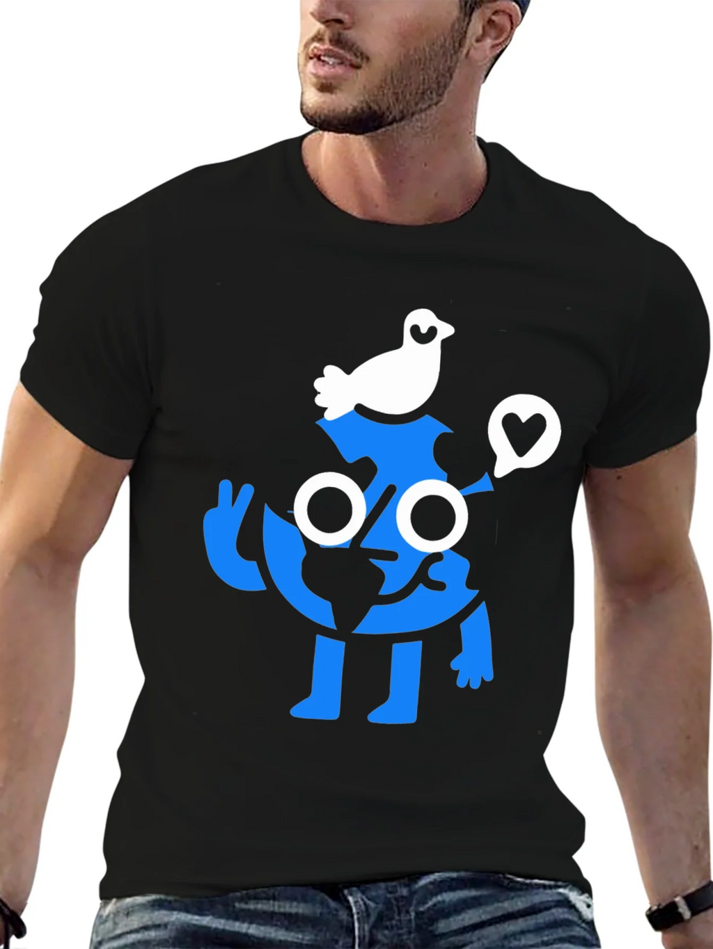 Peace Earth Graphic T-Shirt product image 9