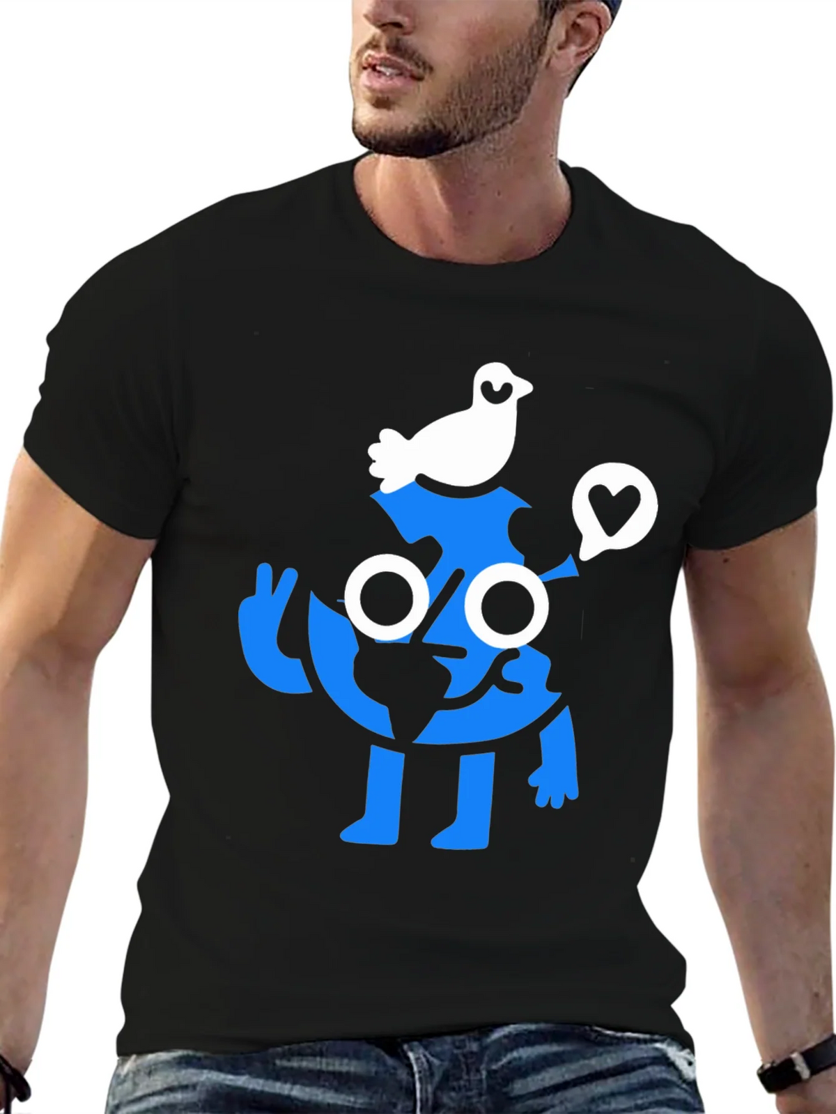 Peace Earth Graphic T-Shirt product image 9