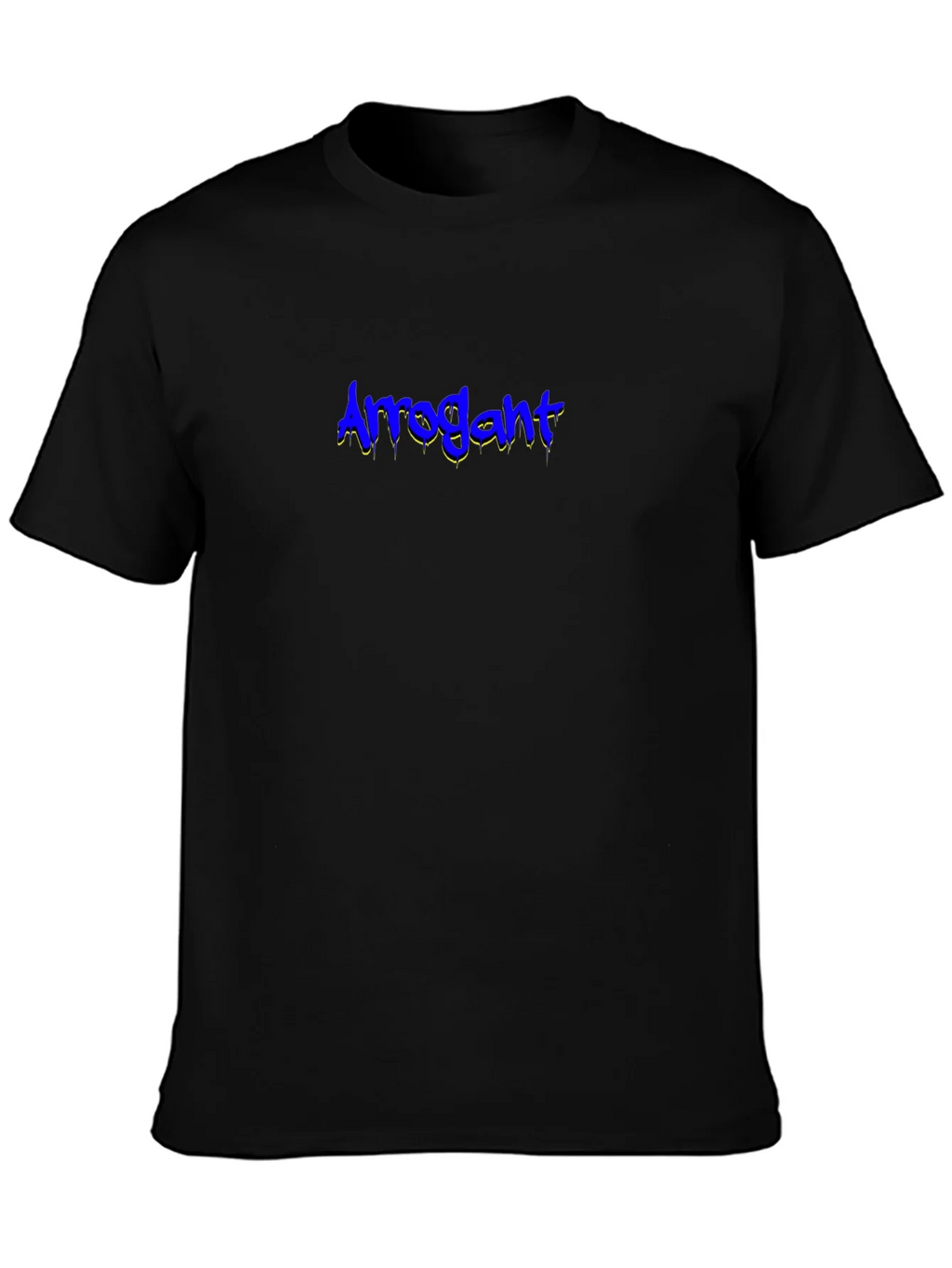 Arrogant Graphic Tee - Black Cotton Blend product image 6