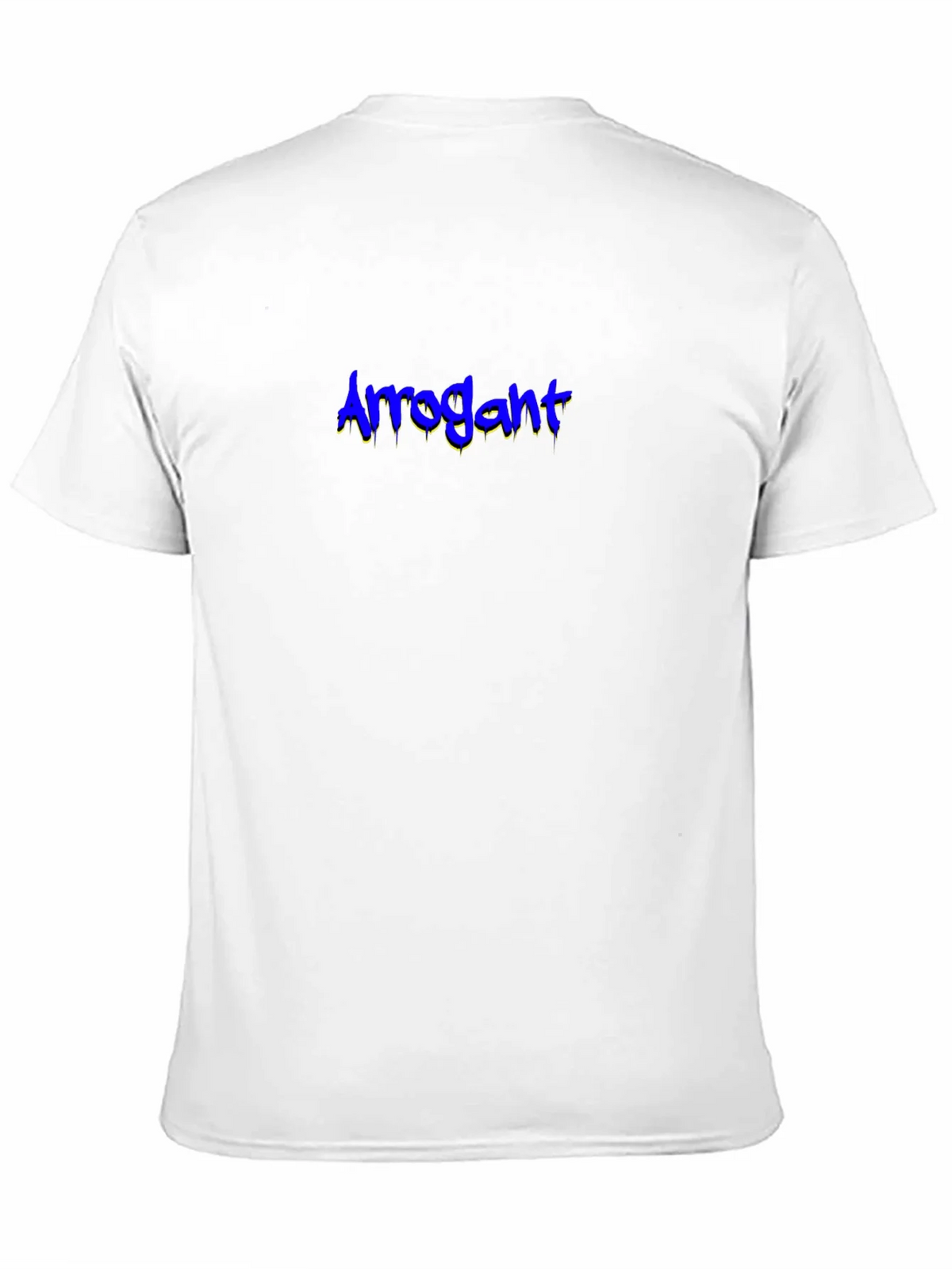 Arrogant Graphic Tee - Black Cotton Blend product image 2