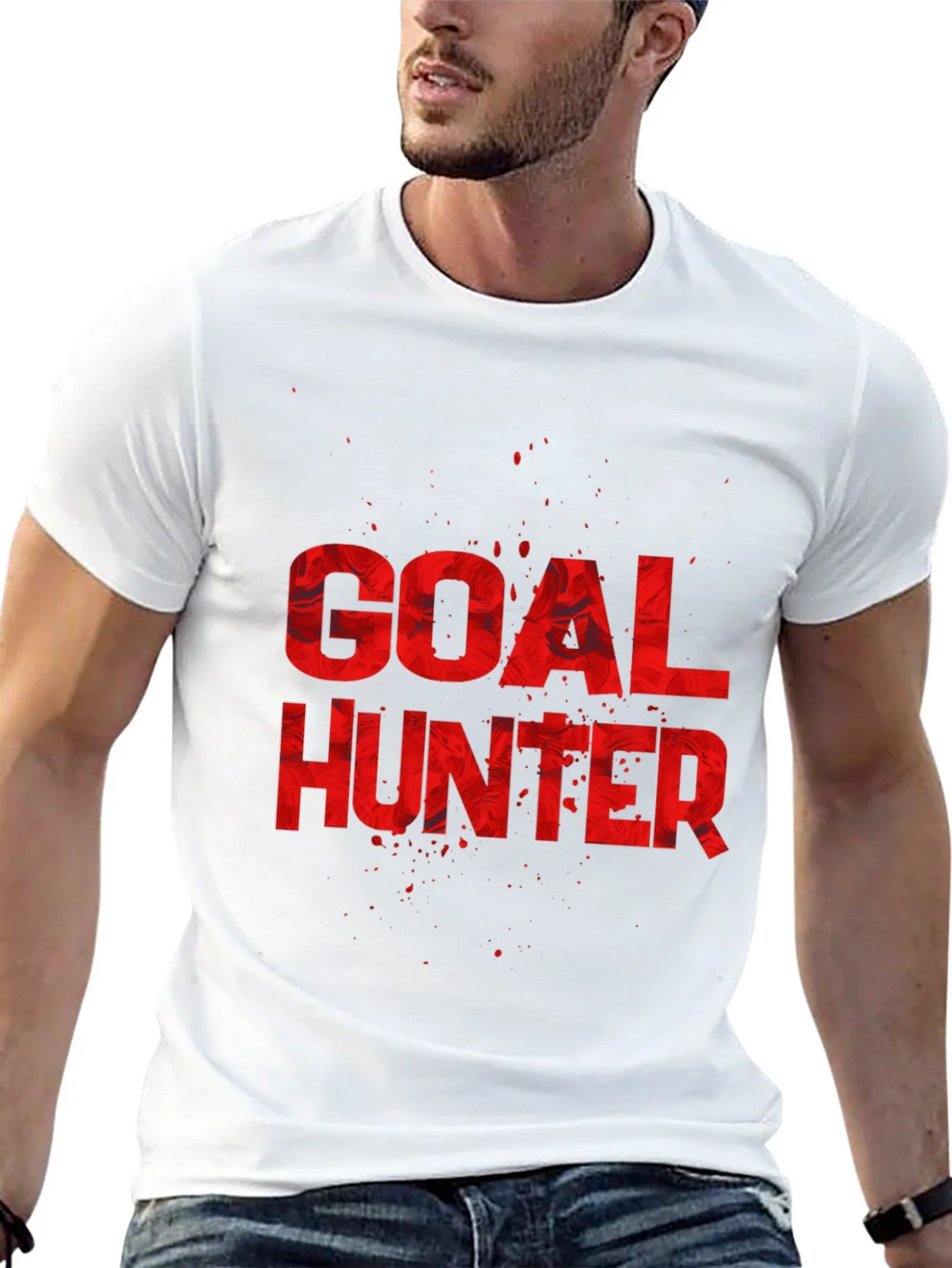 Goal Hunter Graphic T-Shirt - Black product image 4