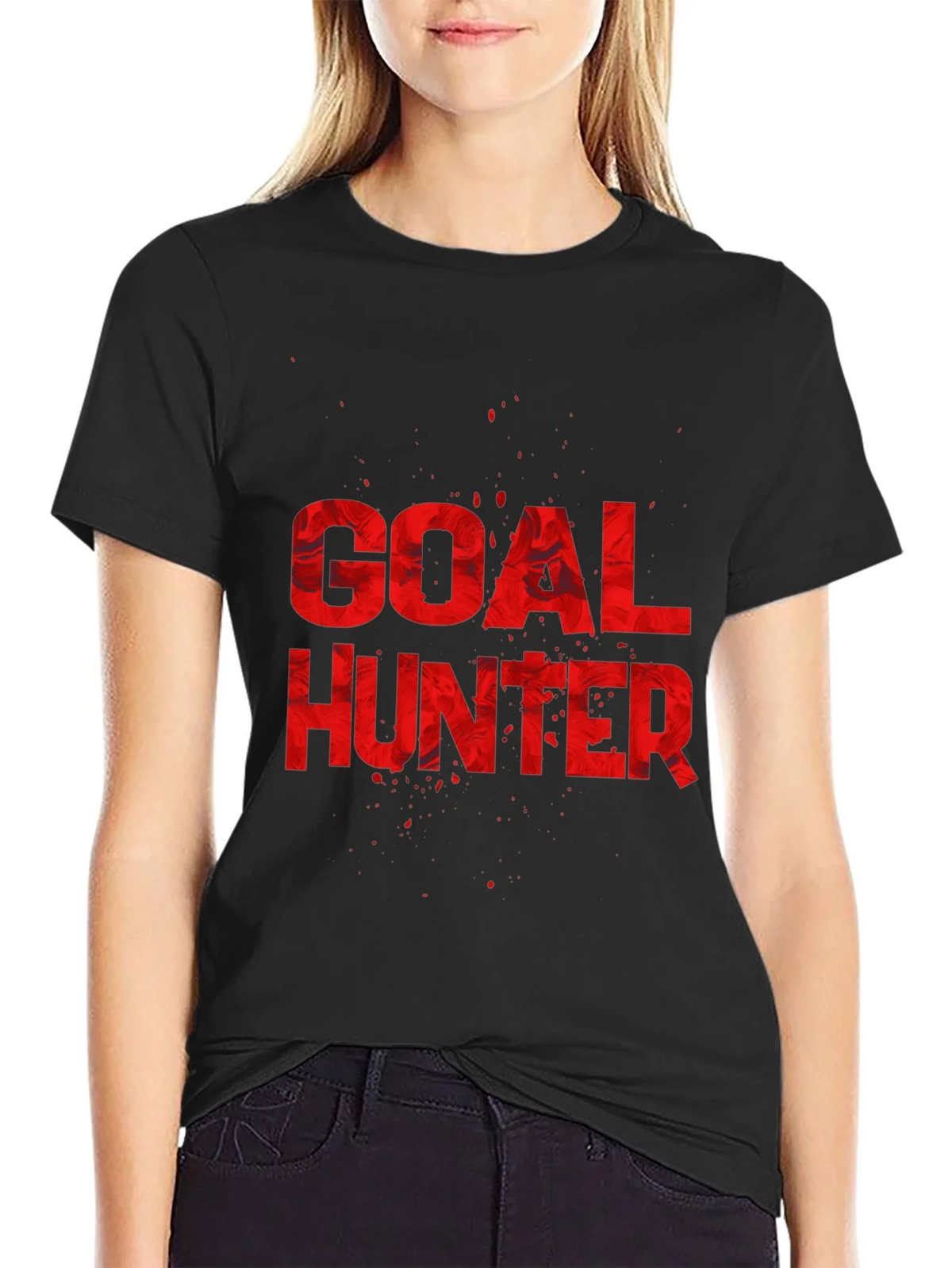 Goal Hunter Graphic T-Shirt - Black product image 5