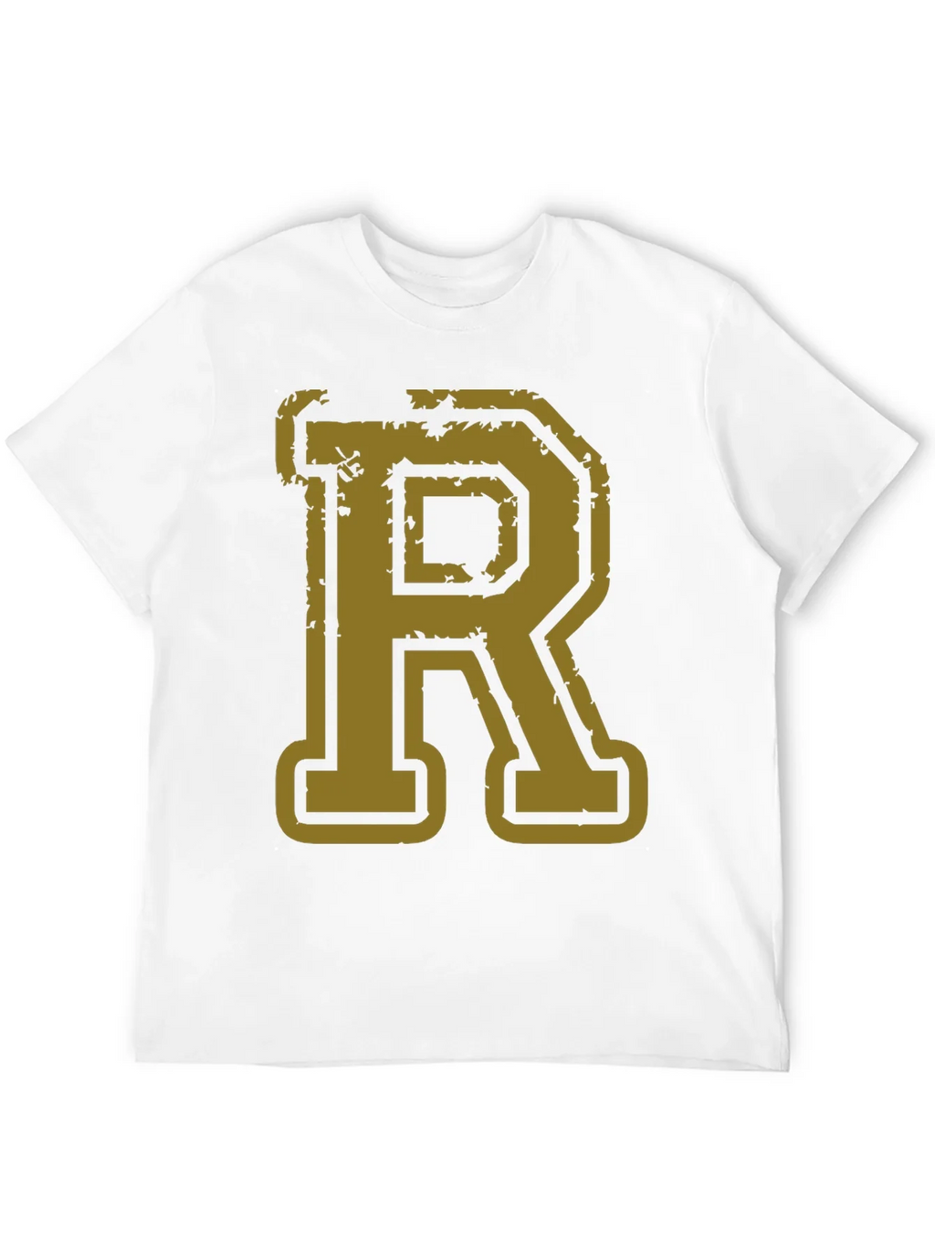 Letter R Graphic Print Black T-Shirt product image 3