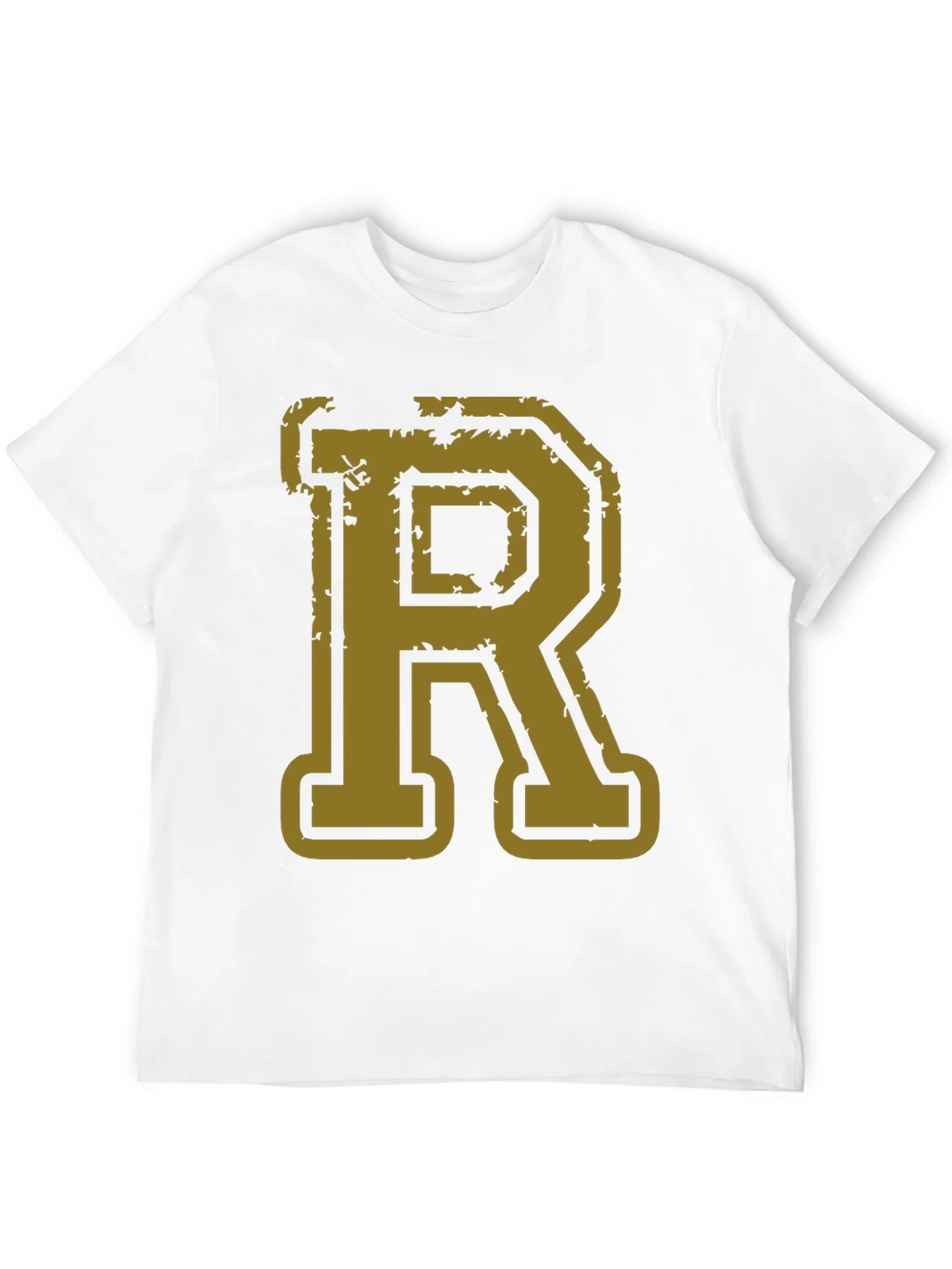 Letter R Graphic Print Black T-Shirt product image 3