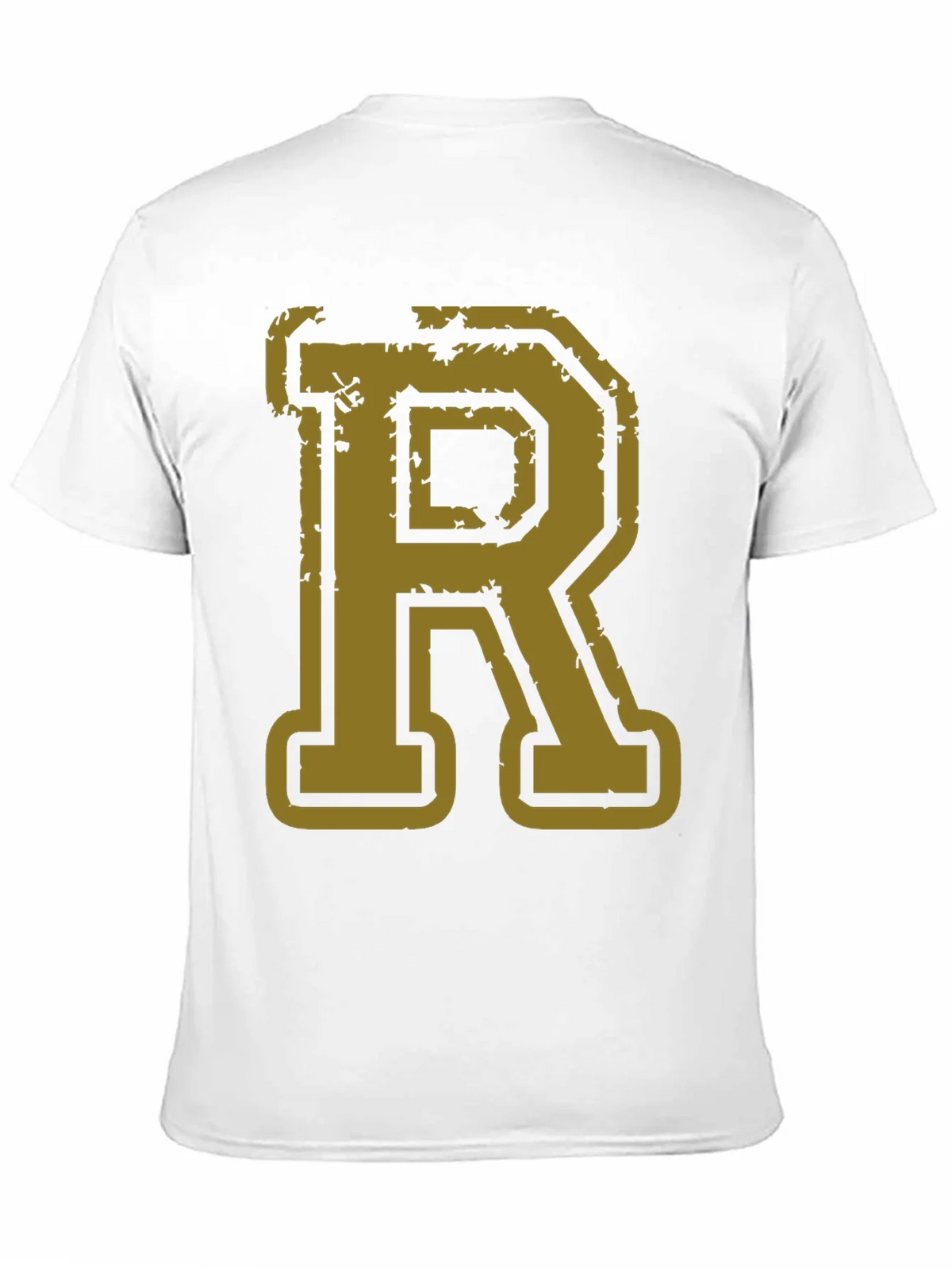 Letter R Graphic Print Black T-Shirt product image 2
