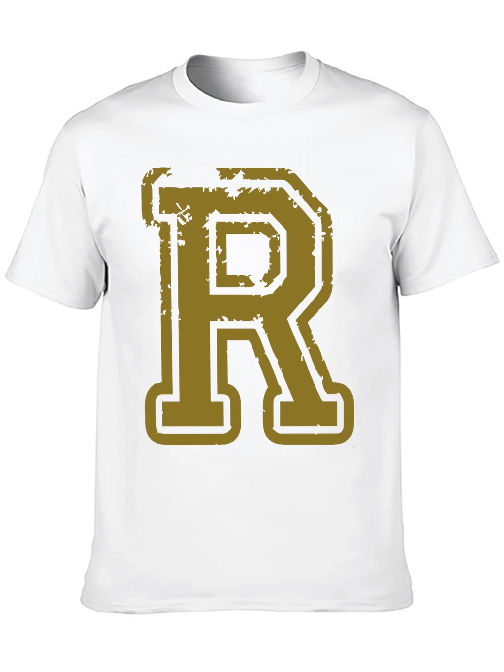 Letter R Graphic Print Black T-Shirt product image 12