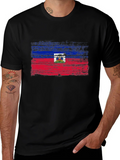 Haiti Flag T-Shirt - Distressed Design product image 1