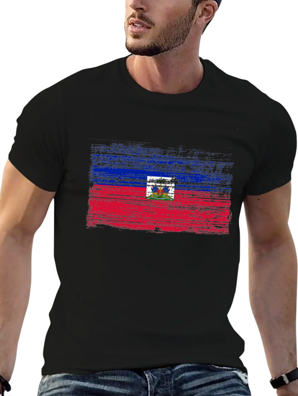 Haiti Flag T-Shirt - Distressed Design product image 9