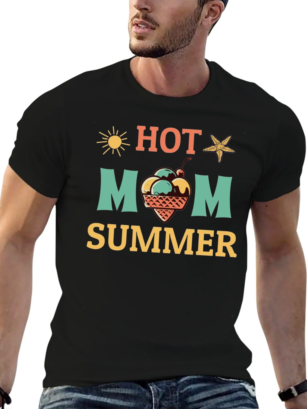 Hot Mom Summer Graphic T-Shirt product image 9