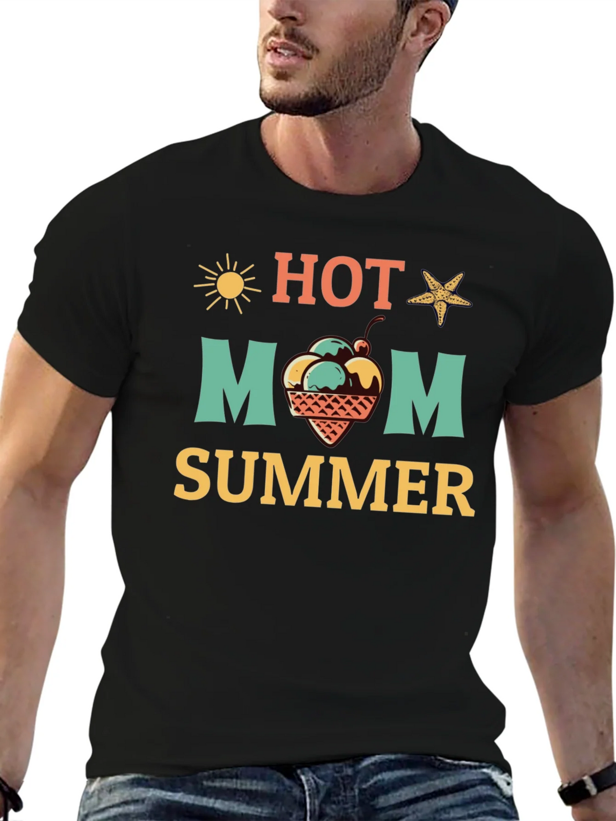 Hot Mom Summer Graphic T-Shirt product image 9
