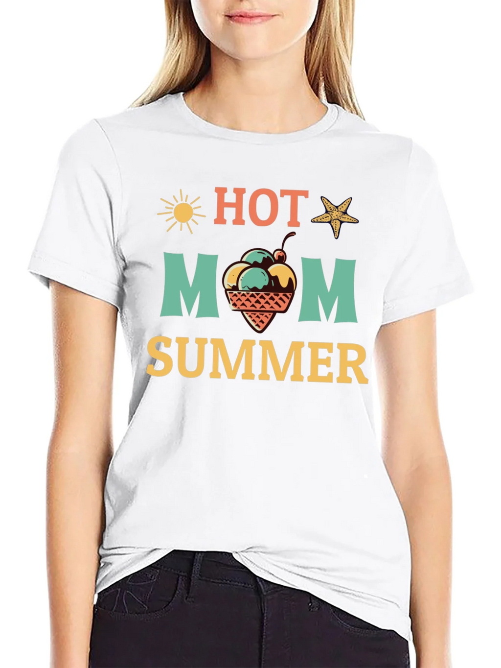 Hot Mom Summer Graphic T-Shirt product image 11