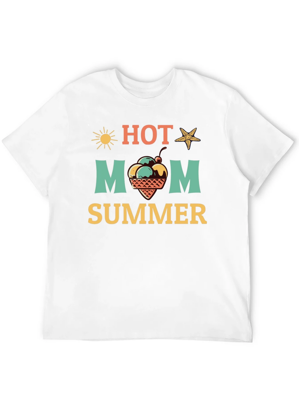 Hot Mom Summer Graphic T-Shirt product image 3