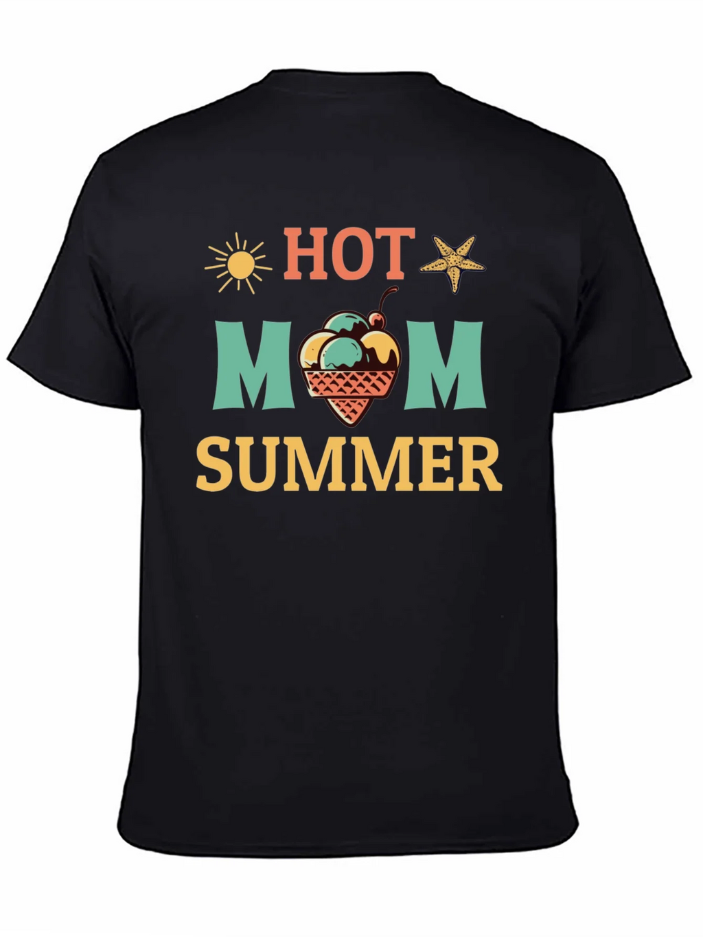 Hot Mom Summer Graphic T-Shirt product image 7