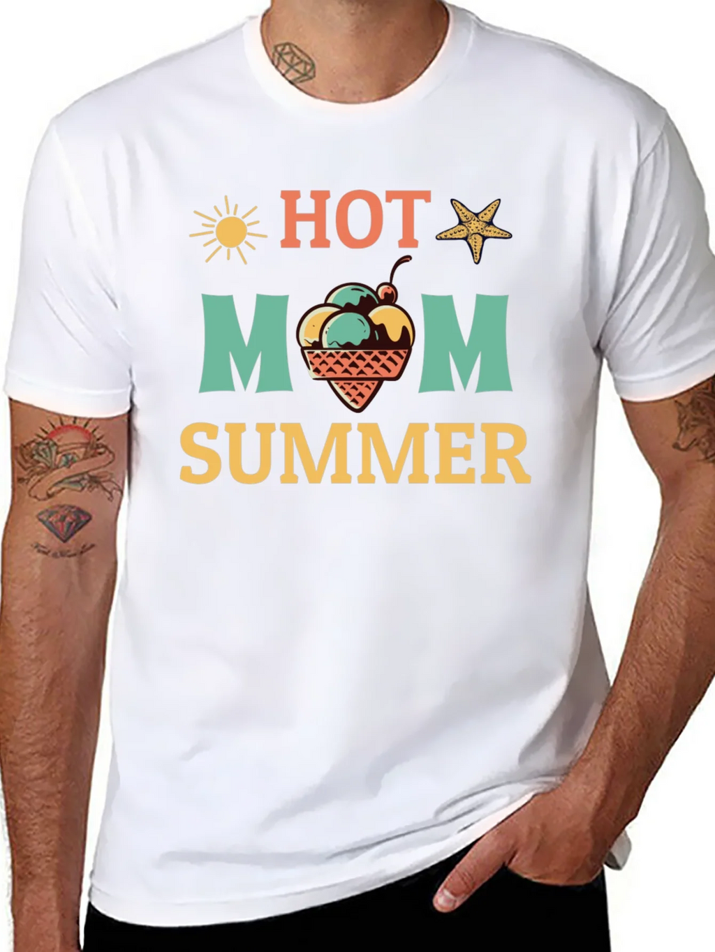 Hot Mom Summer Graphic T-Shirt product image 10