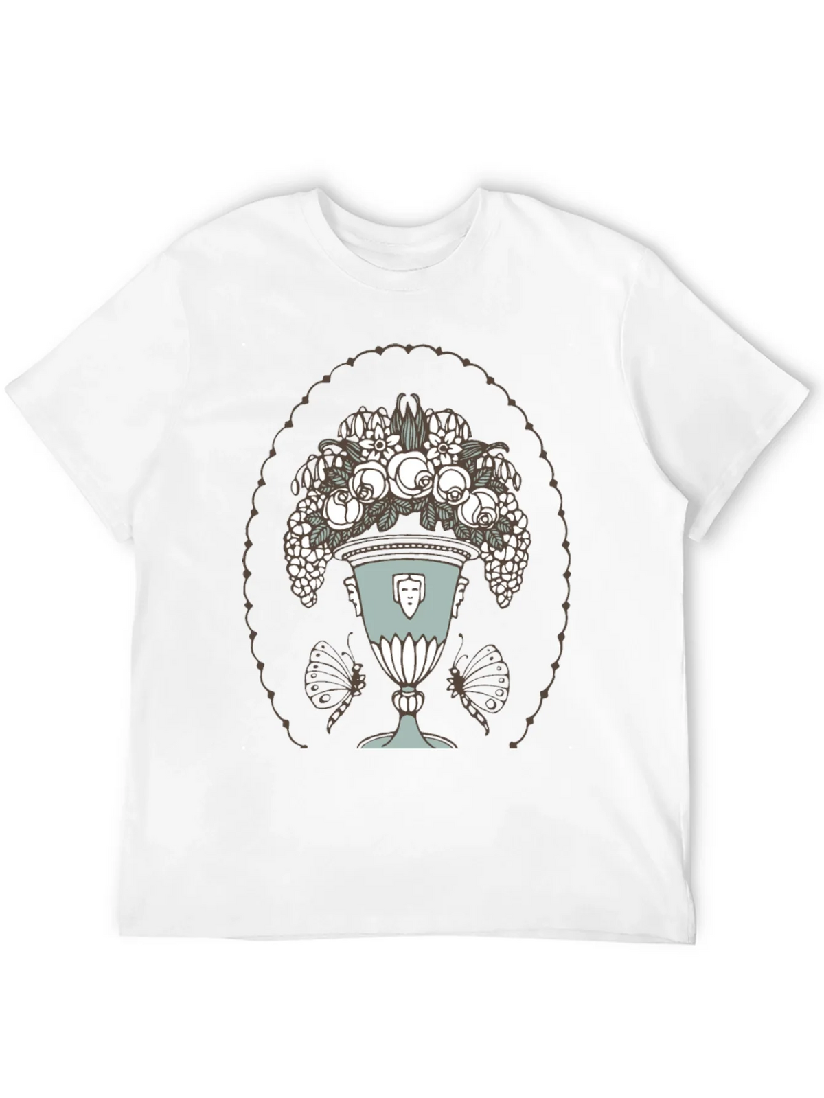 Floral Vase Graphic T-Shirt product image 3