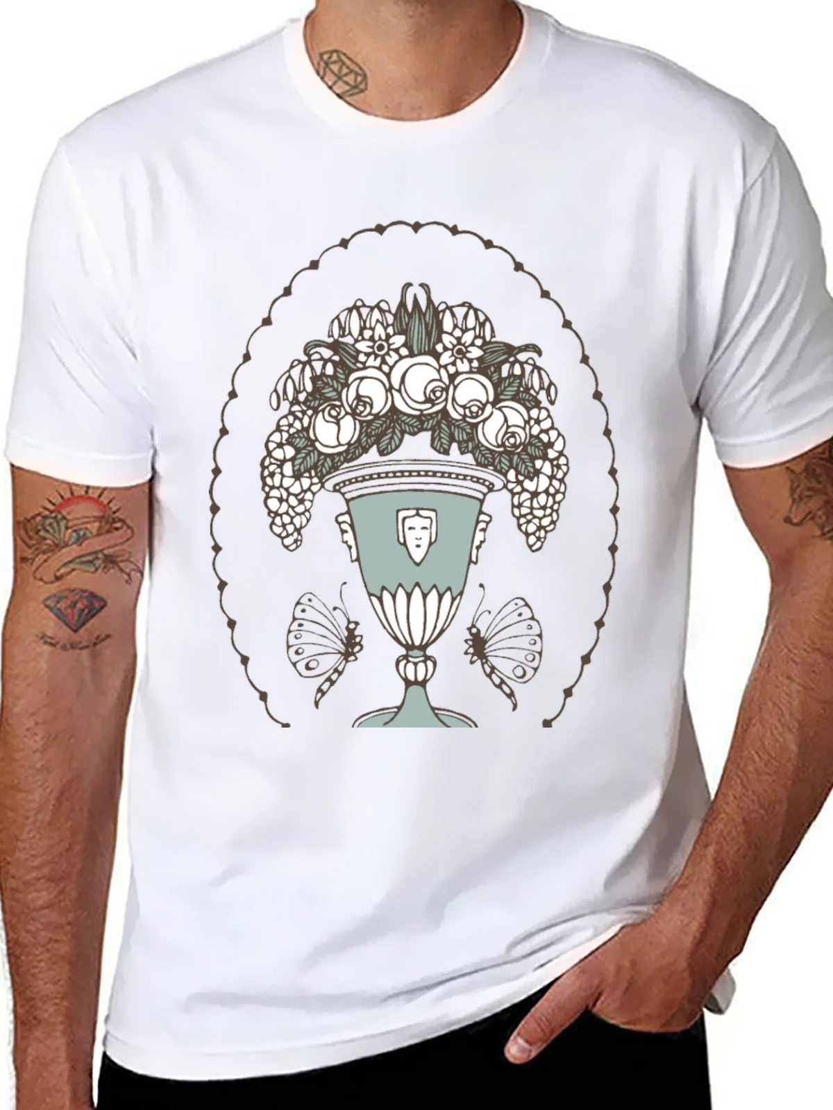 Floral Vase Graphic T-Shirt product image 10