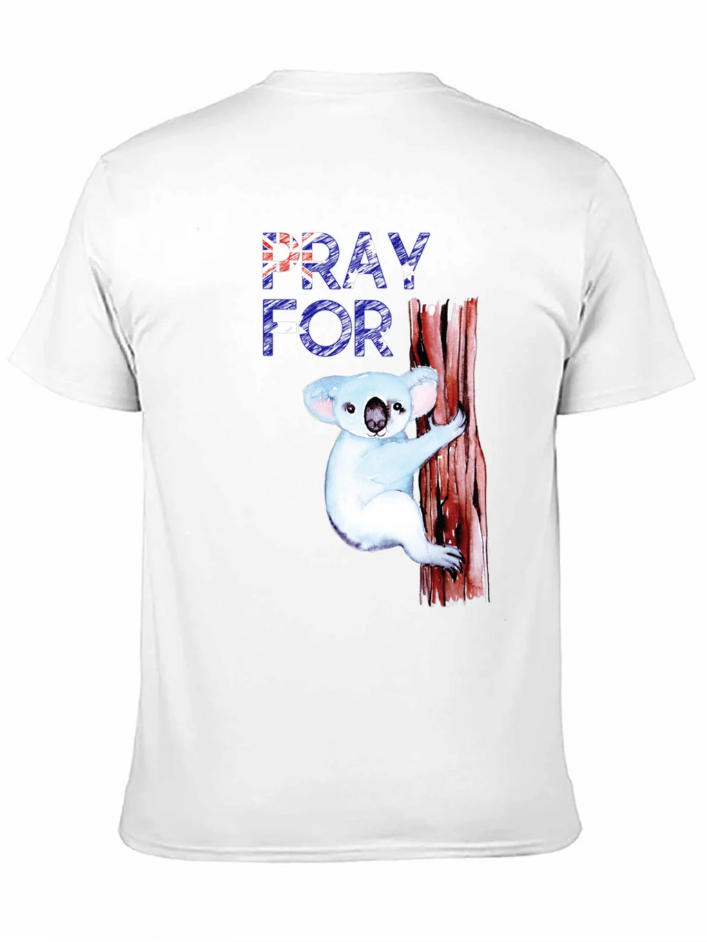 Pray for Australia T-Shirt Koala Bear Tee product image 2