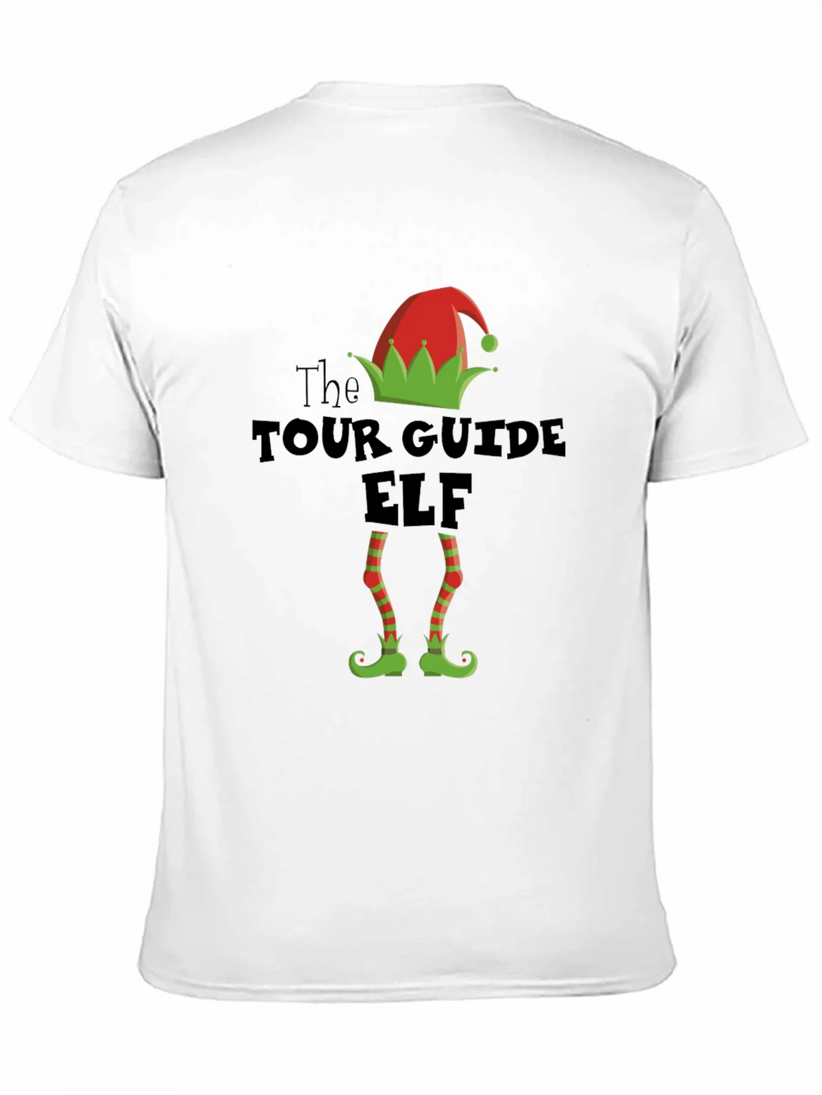 Tour Guide Elf Holiday T-Shirt product image 2