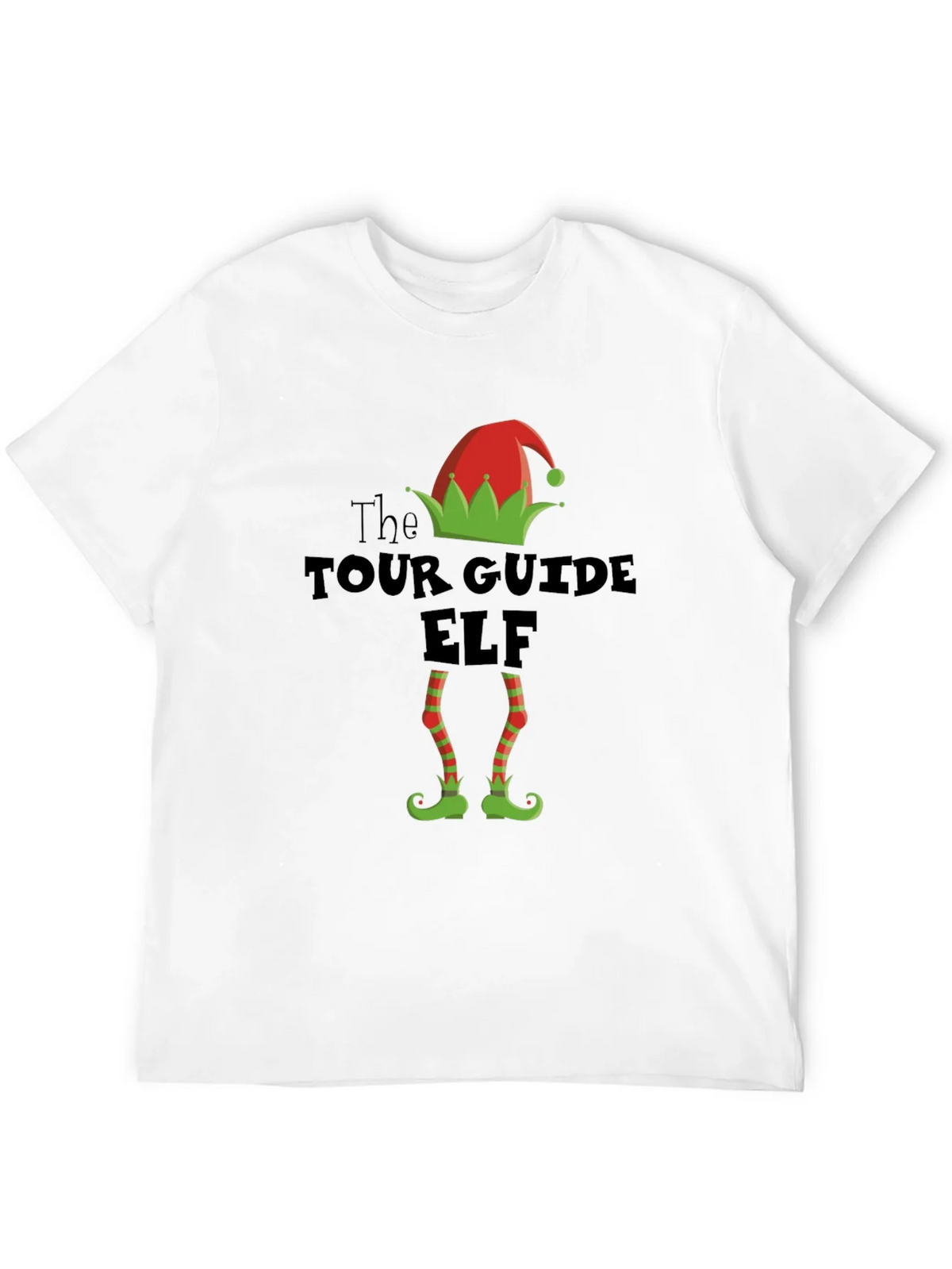 Tour Guide Elf Holiday T-Shirt product image 3