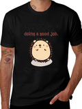 Cute Hedgehog Encouragement T-Shirt product image 1