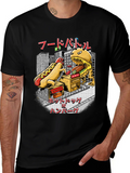 Food Battle Graphic Tee - Hotdog vs Burger product image 1