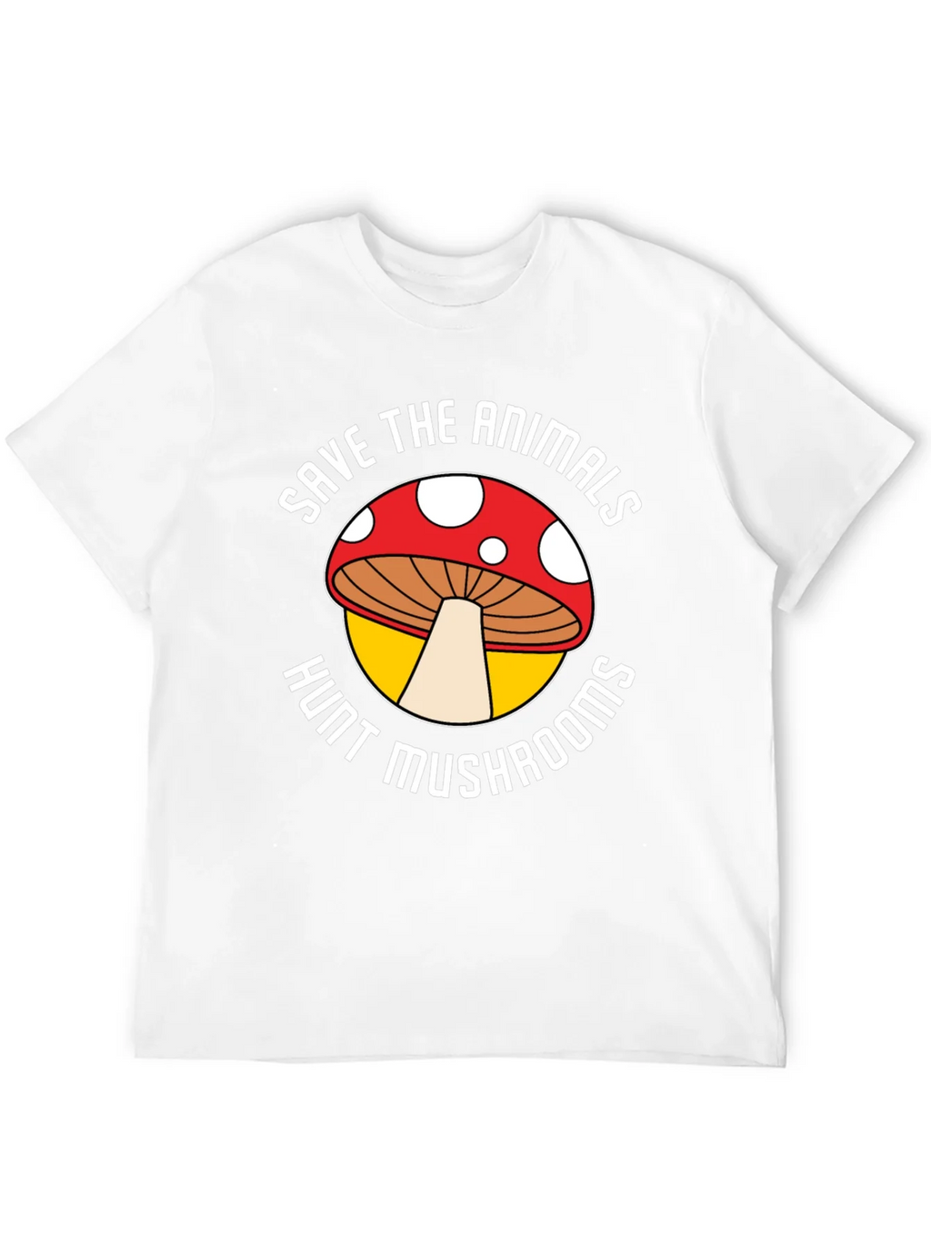 Save the Animals Hunt Mushrooms Graphic Tee product image 3