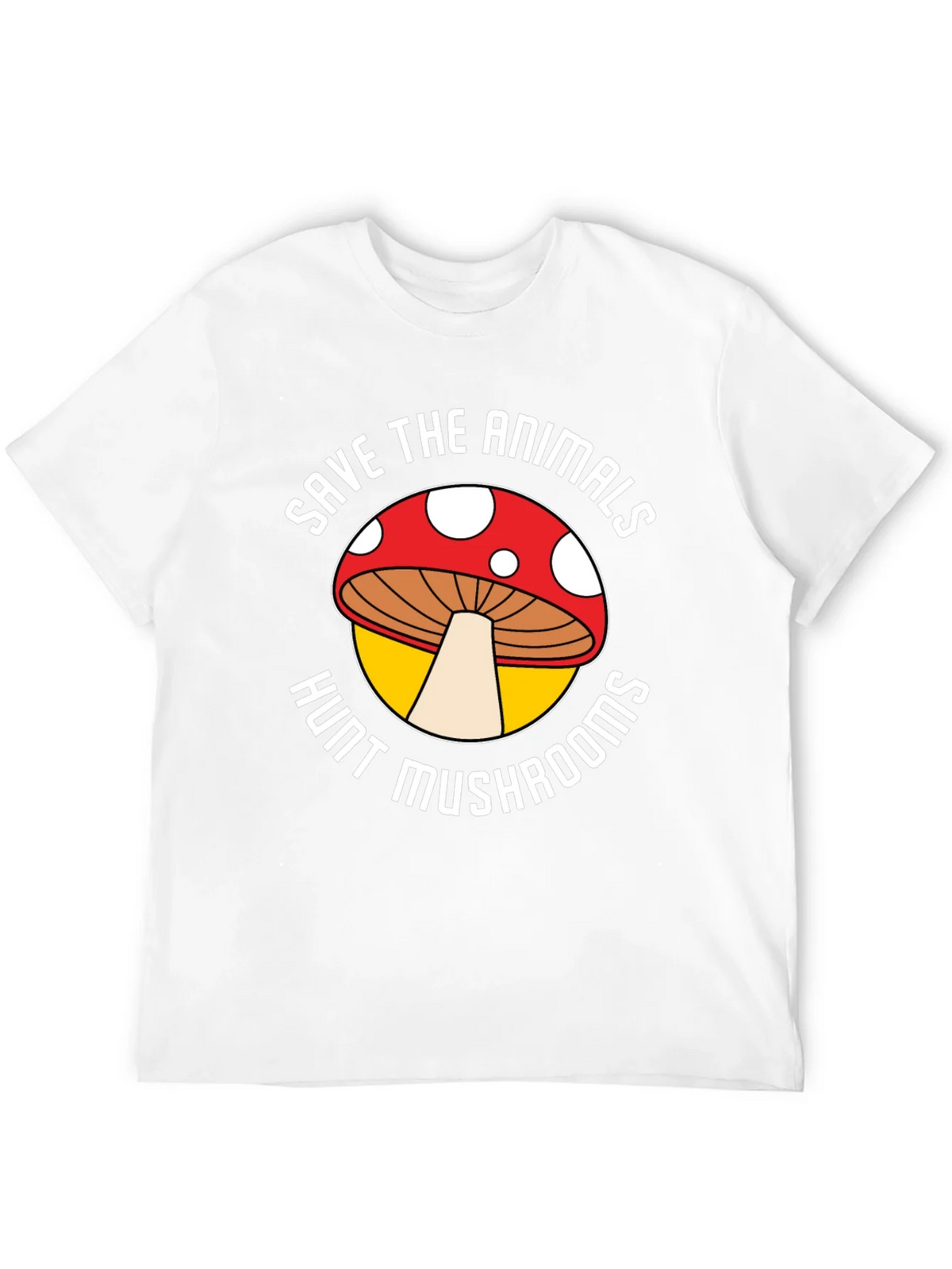 Save the Animals Hunt Mushrooms Graphic Tee product image 3