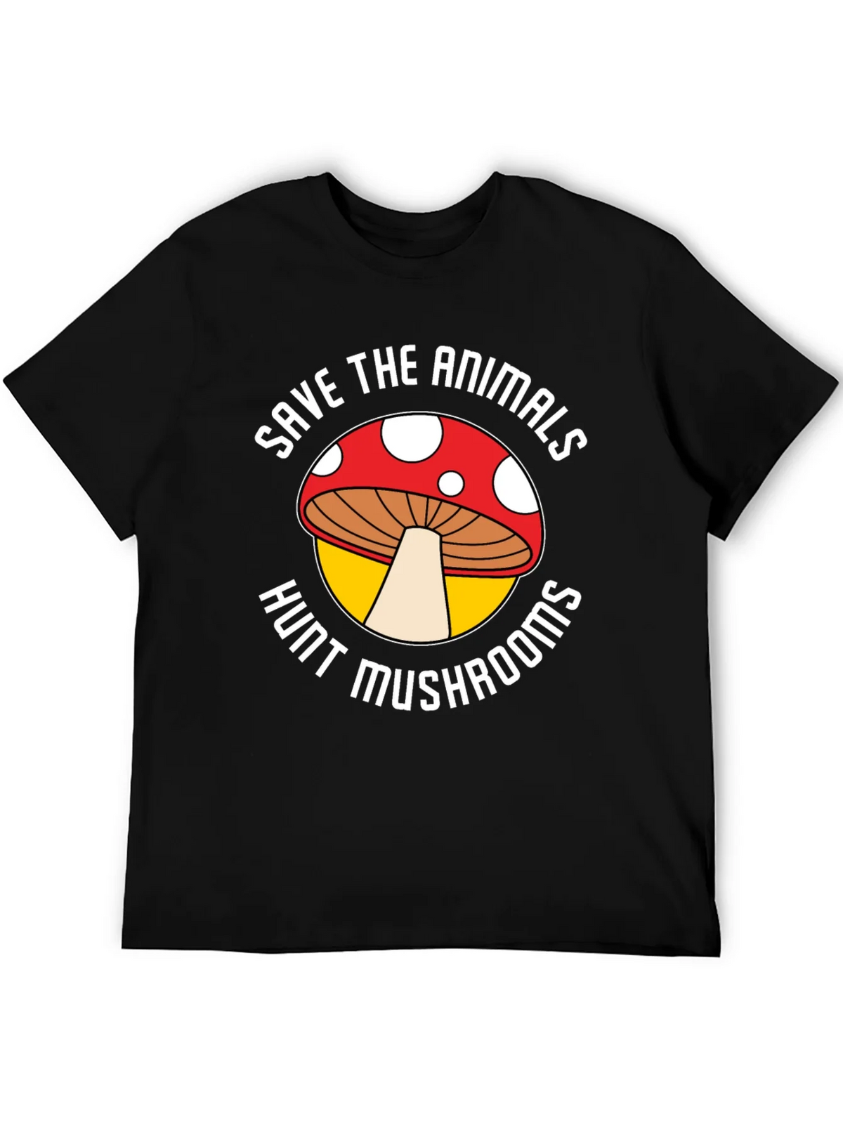 Save the Animals Hunt Mushrooms Graphic Tee product image 8