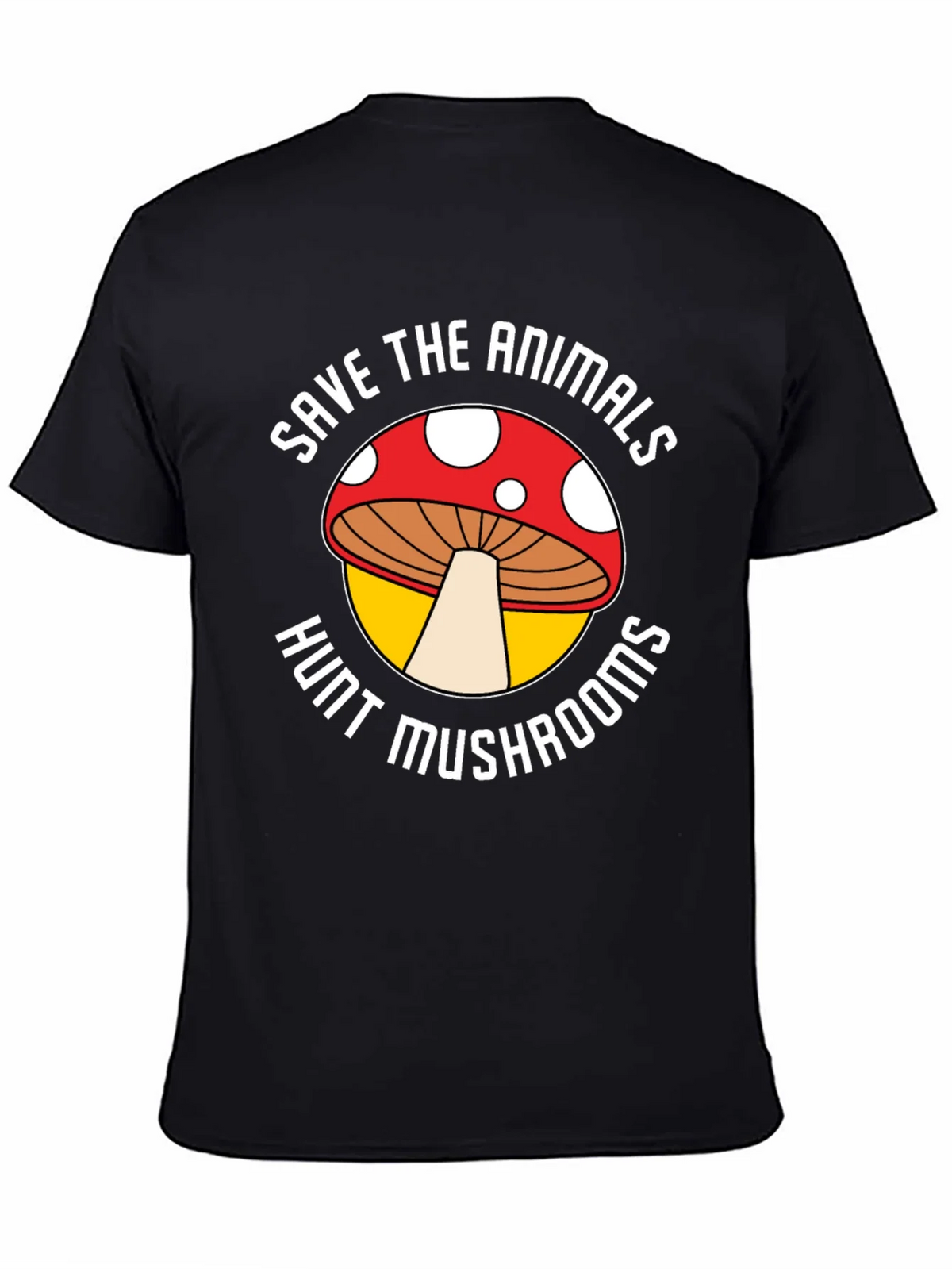 Save the Animals Hunt Mushrooms Graphic Tee product image 7