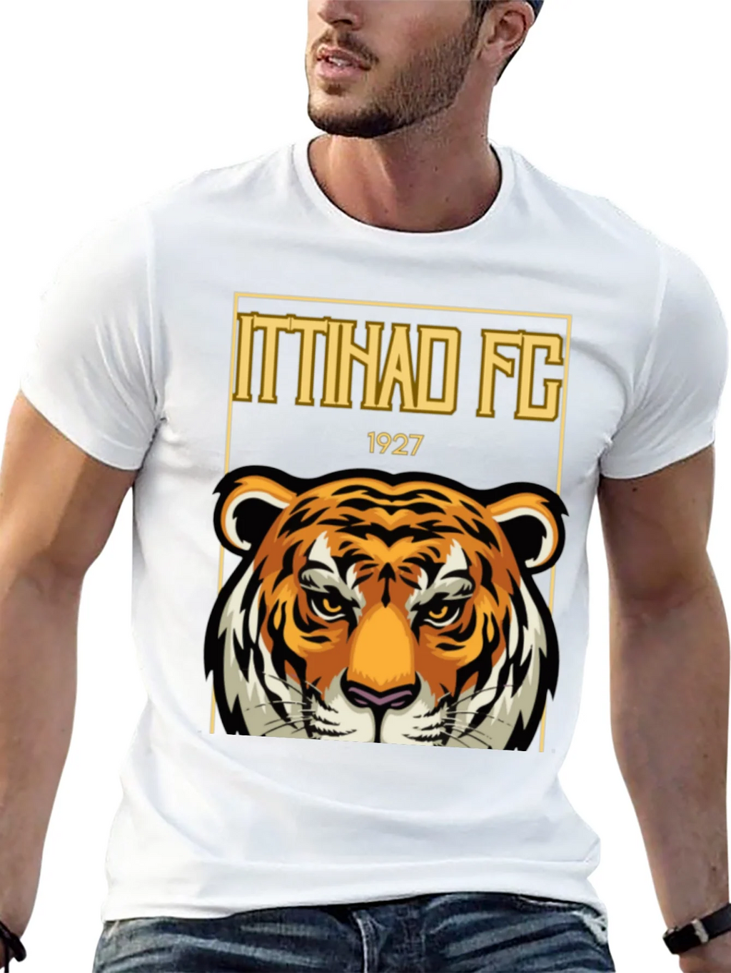 Ittihad FC Tiger Graphic T-Shirt - Black product image 4