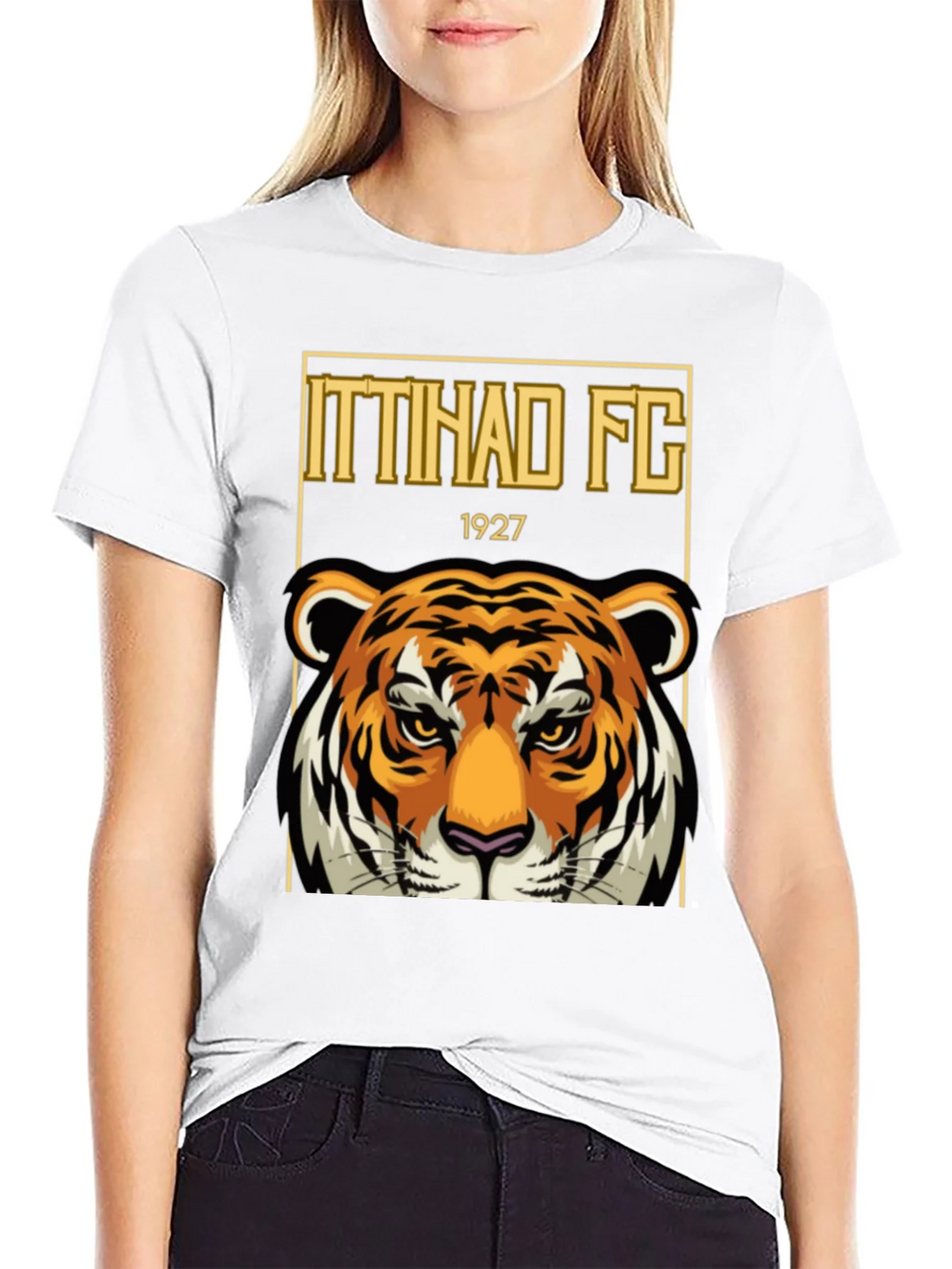 Ittihad FC Tiger Graphic T-Shirt - Black product image 11