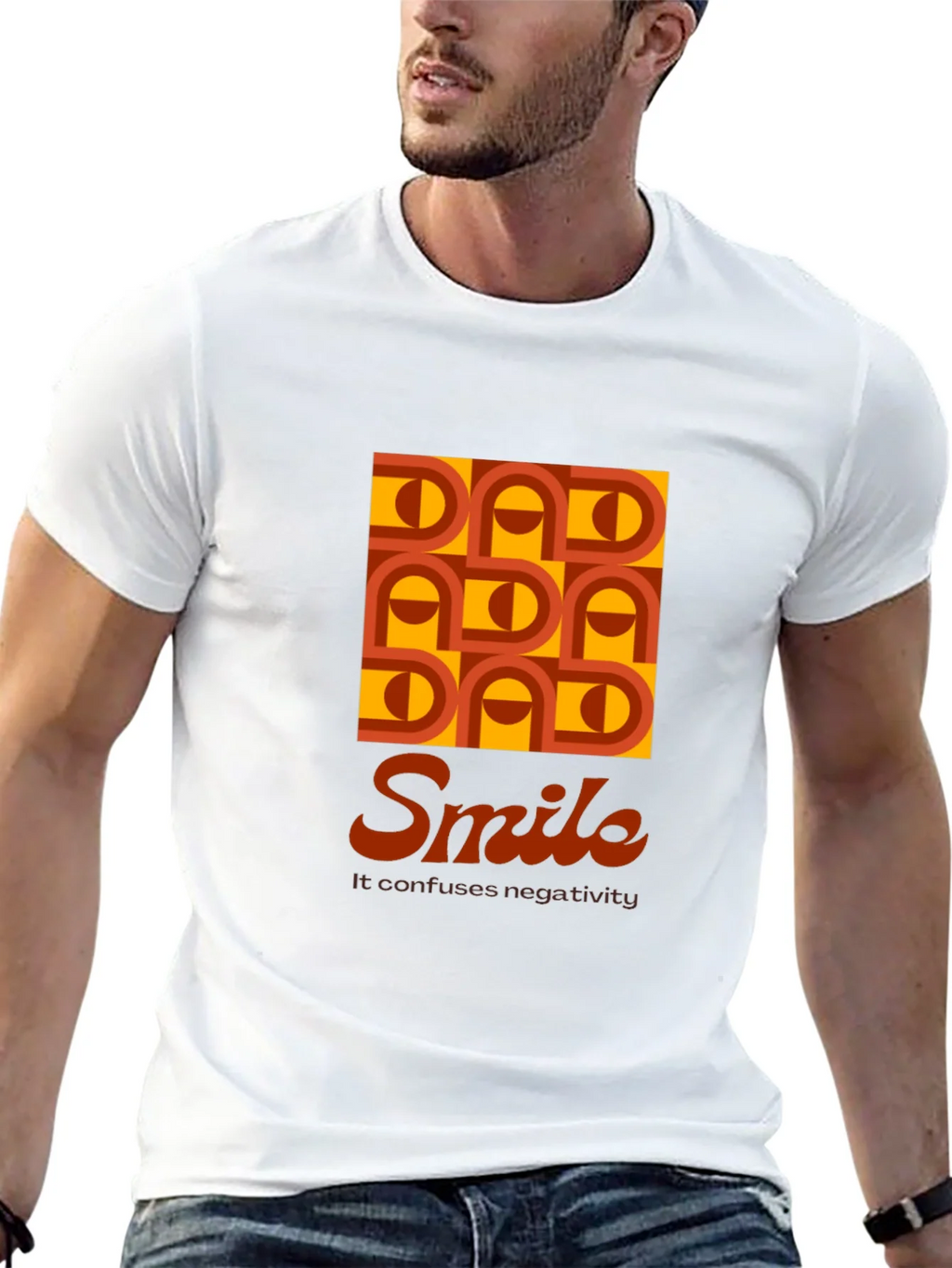 Dad Smile Graphic T-Shirt - Retro Style Soft Cotton product image 4