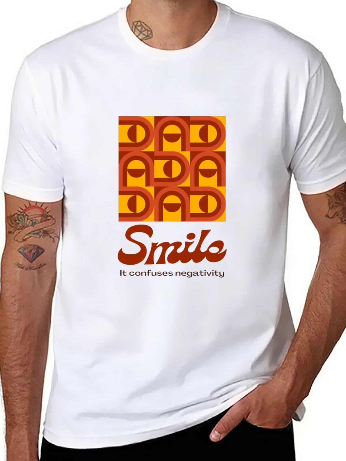 Dad Smile Graphic T-Shirt - Retro Style Soft Cotton product image 10
