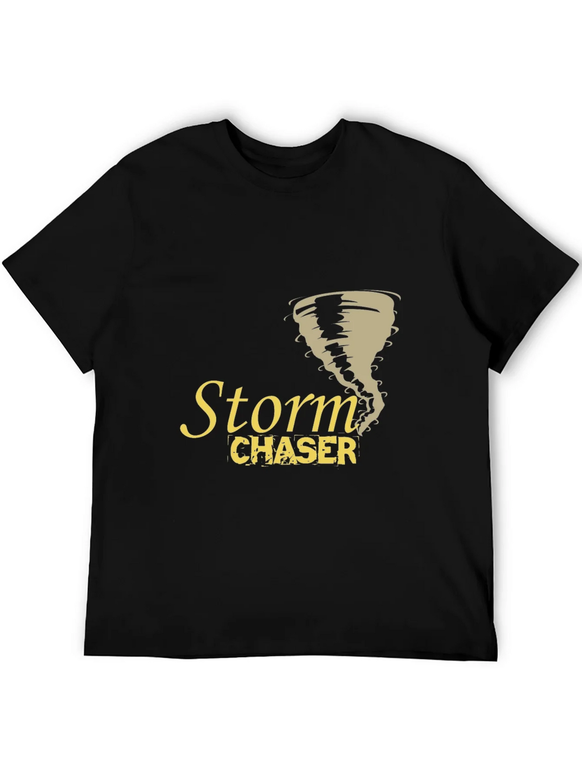Storm Chaser Black T-Shirt Tornado Graphic Design product image 8
