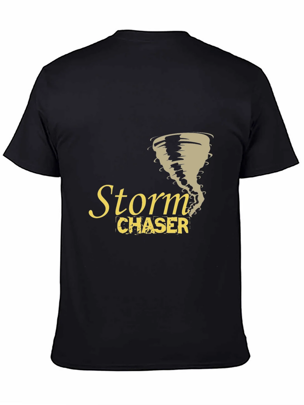 Storm Chaser Black T-Shirt Tornado Graphic Design product image 7