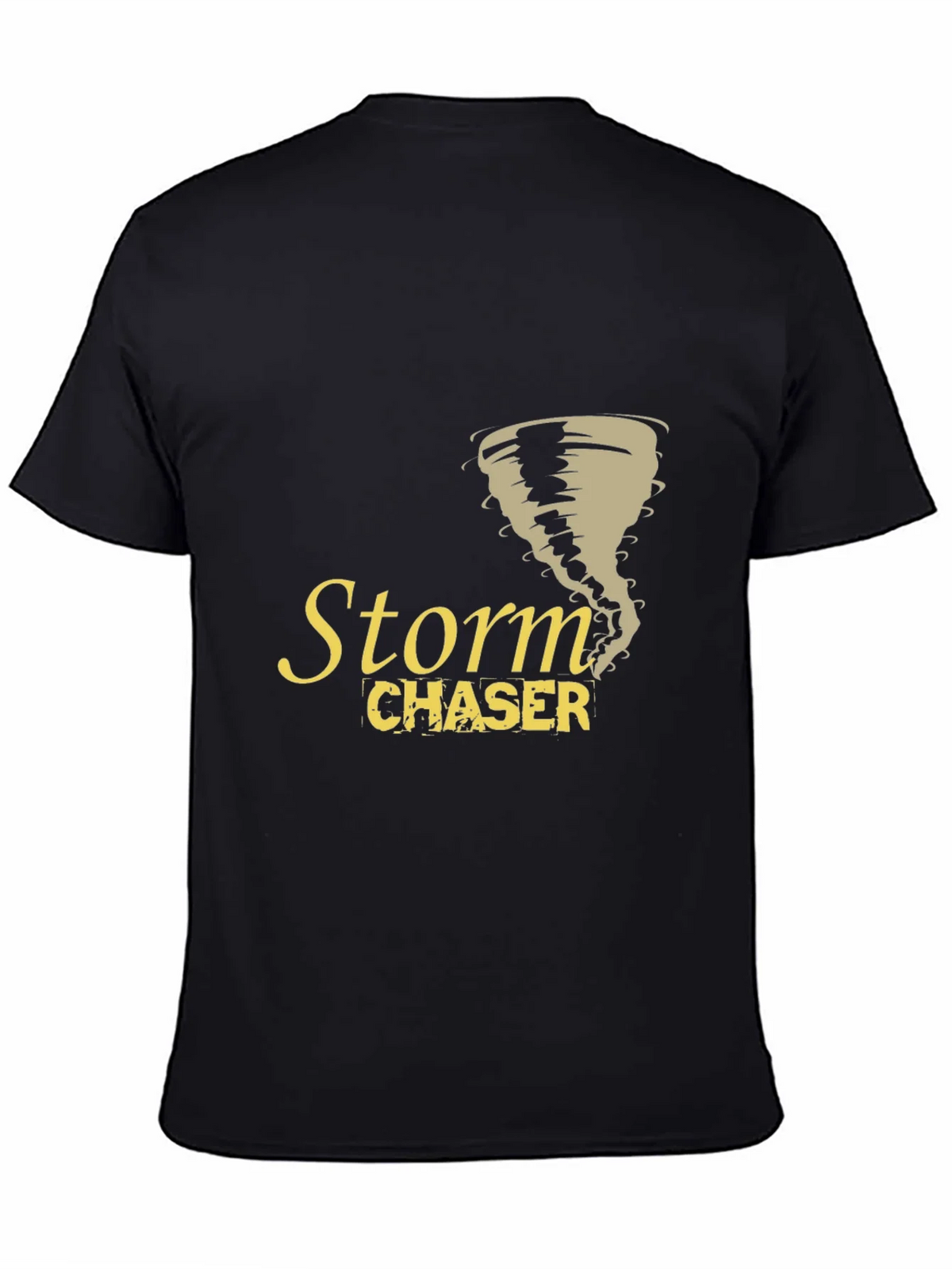 Storm Chaser Black T-Shirt Tornado Graphic Design product image 7