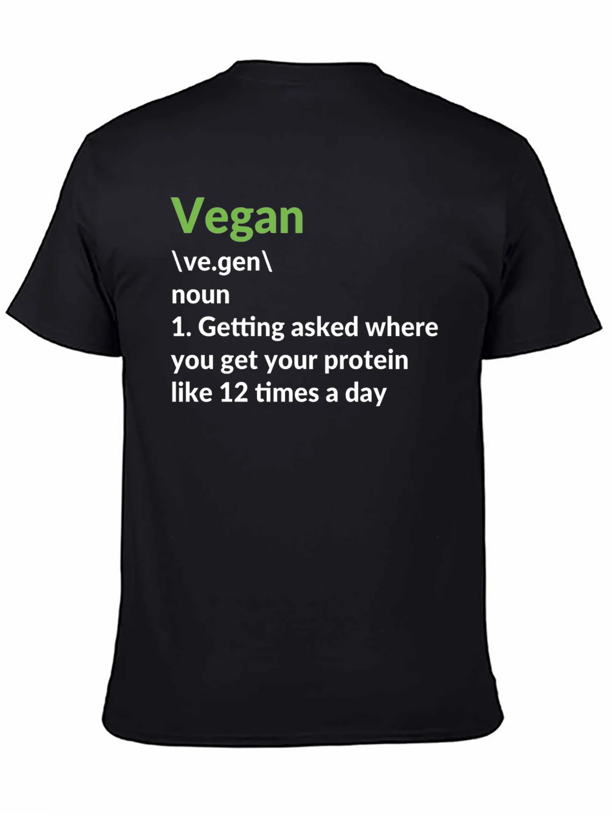 Vegan Definition T-Shirt: Protein Question Edition product image 7