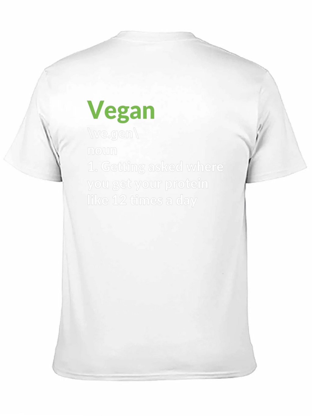 Vegan Definition T-Shirt: Protein Question Edition product image 2